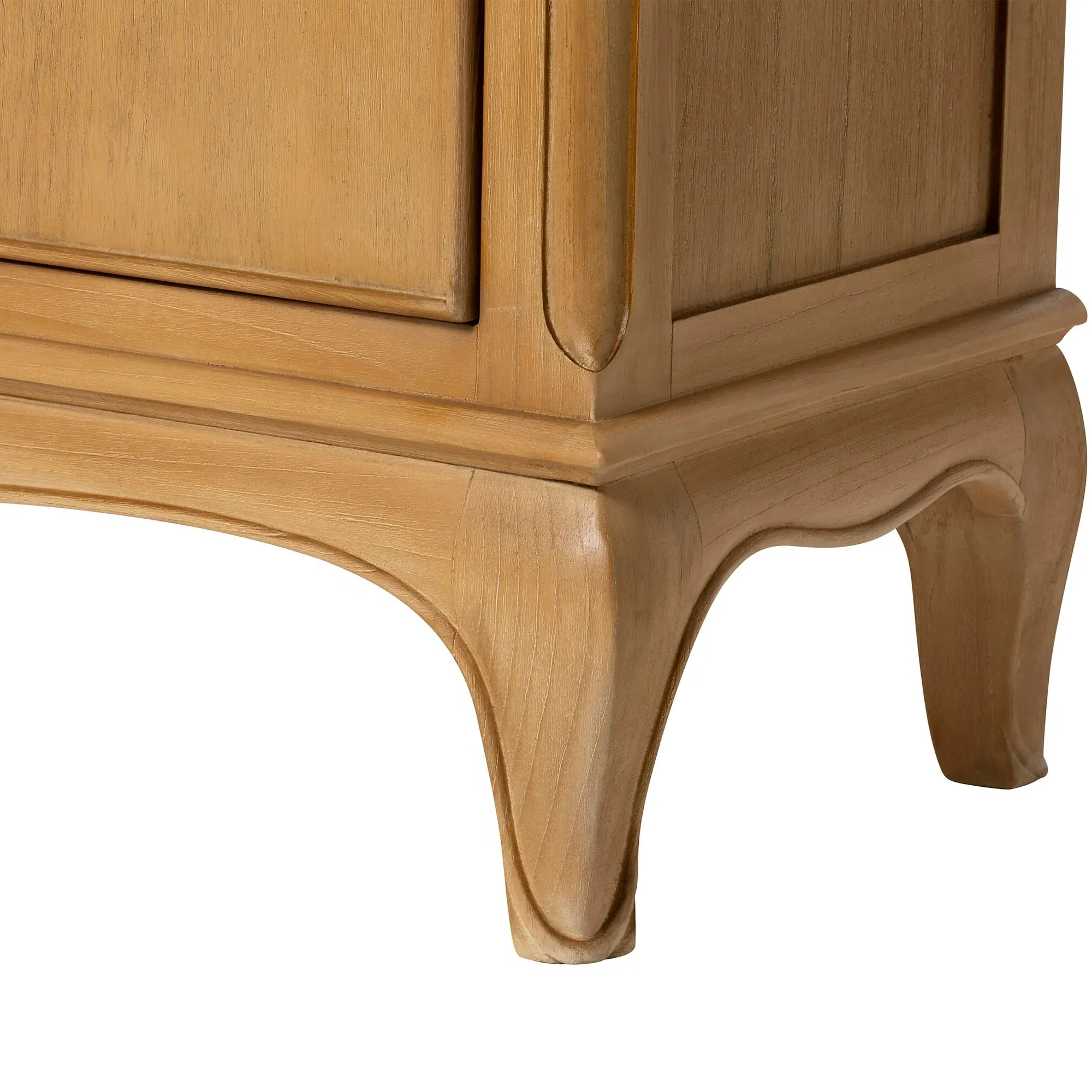 Loire 3 Door 3 Drawer Sideboard - Brown, Mindi Wood