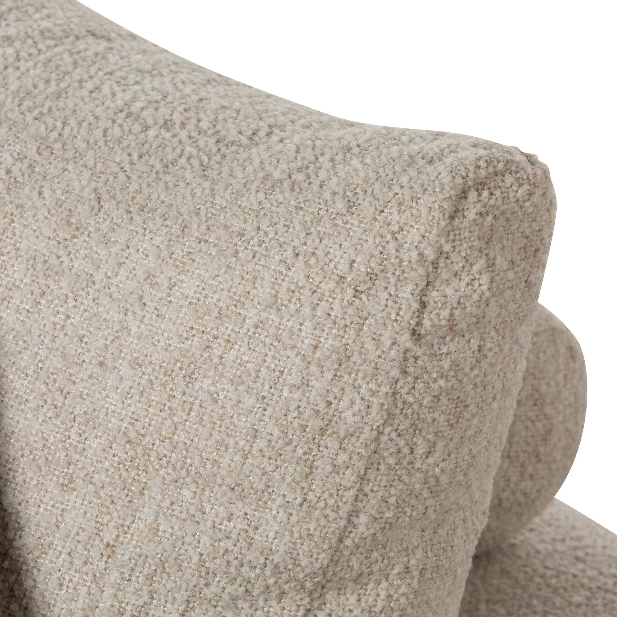 Lomax LHF Large Chaise Corner Sofa with Table - Neutral