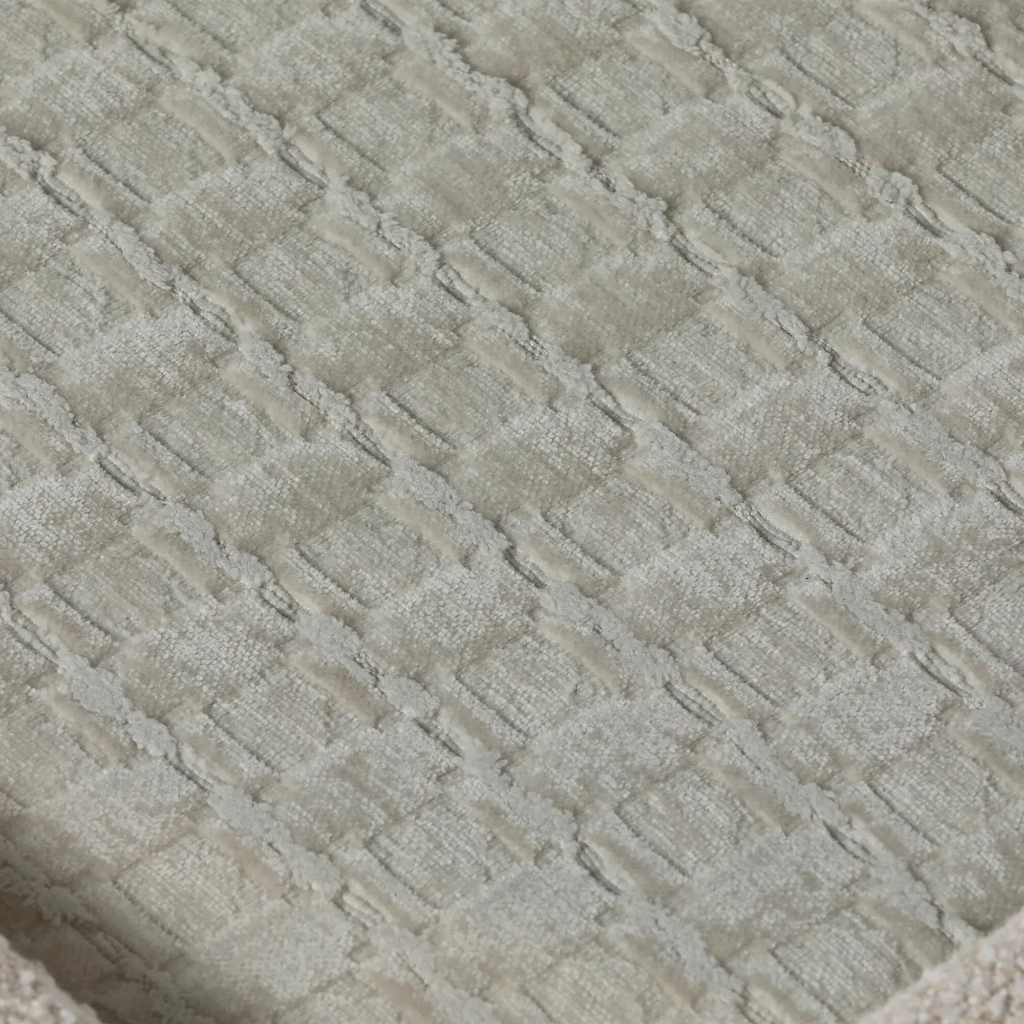 Lomax Square Glass Top Table - Neutral