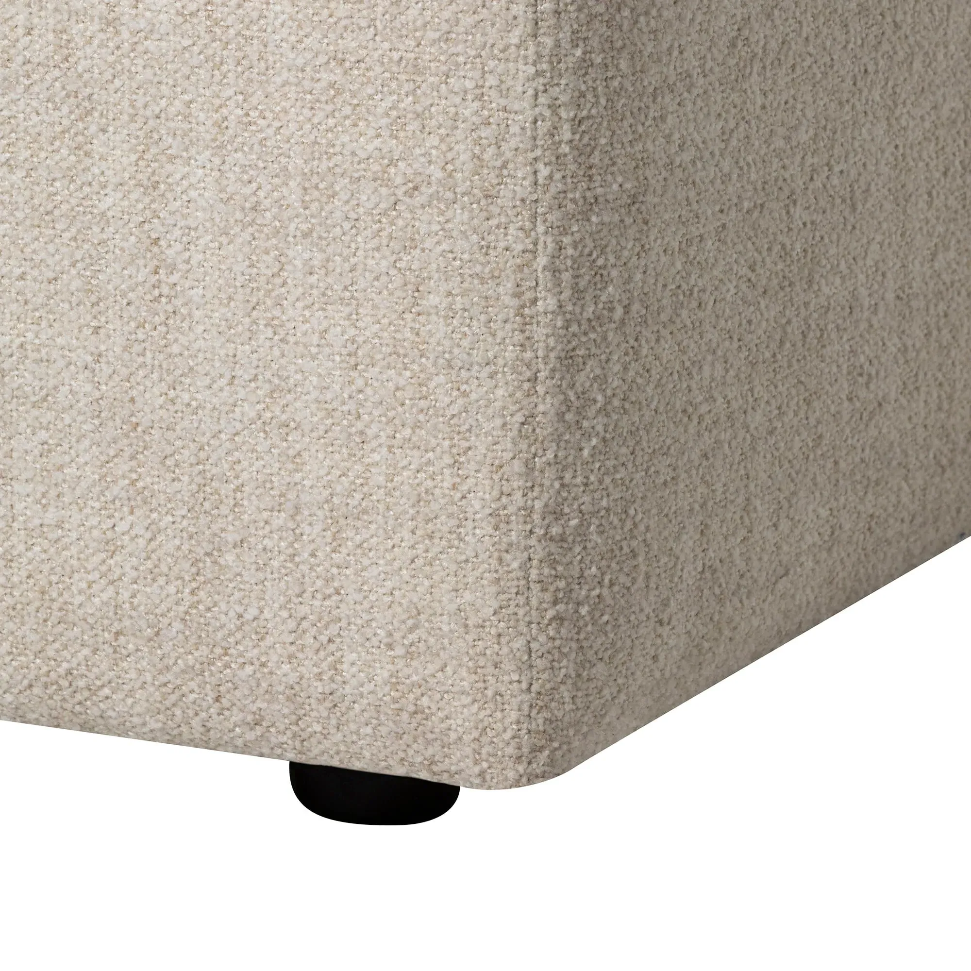 Lomax Square Glass Top Table - Neutral