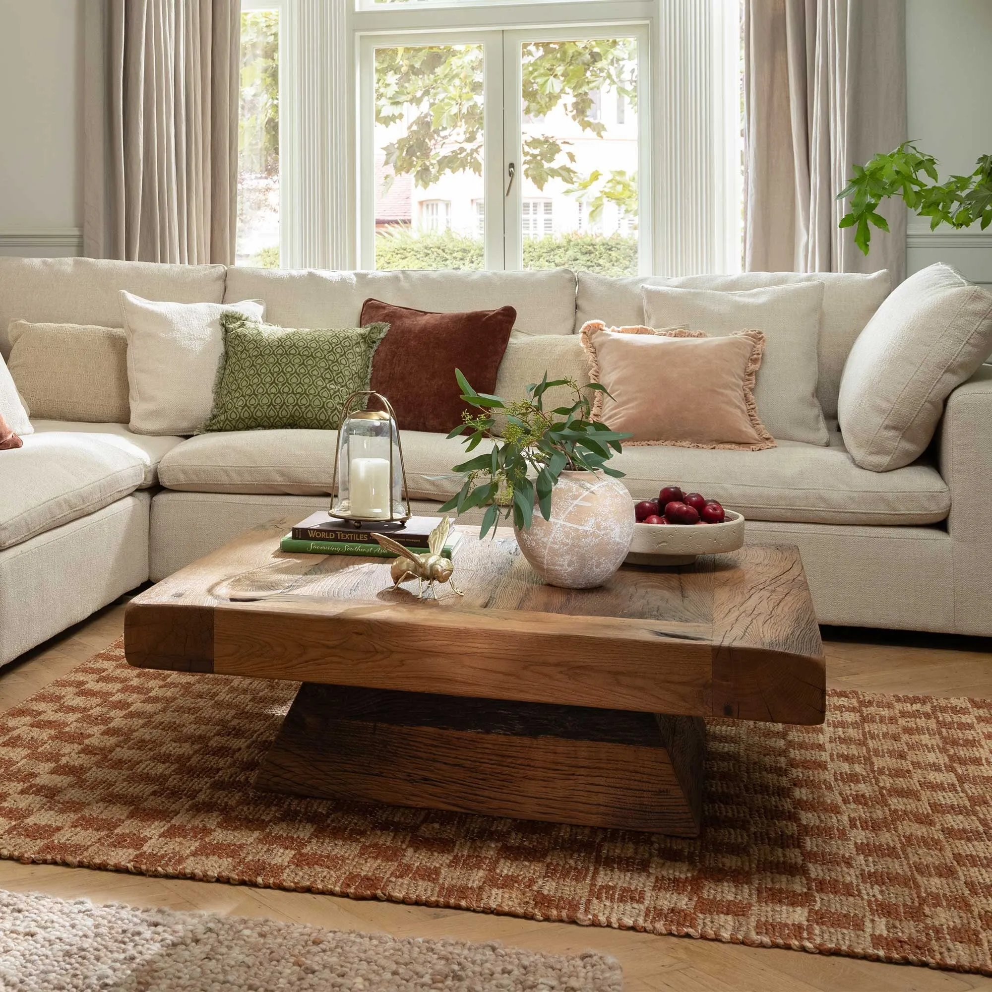 Lomond Square Coffee Table - Brown, Oak
