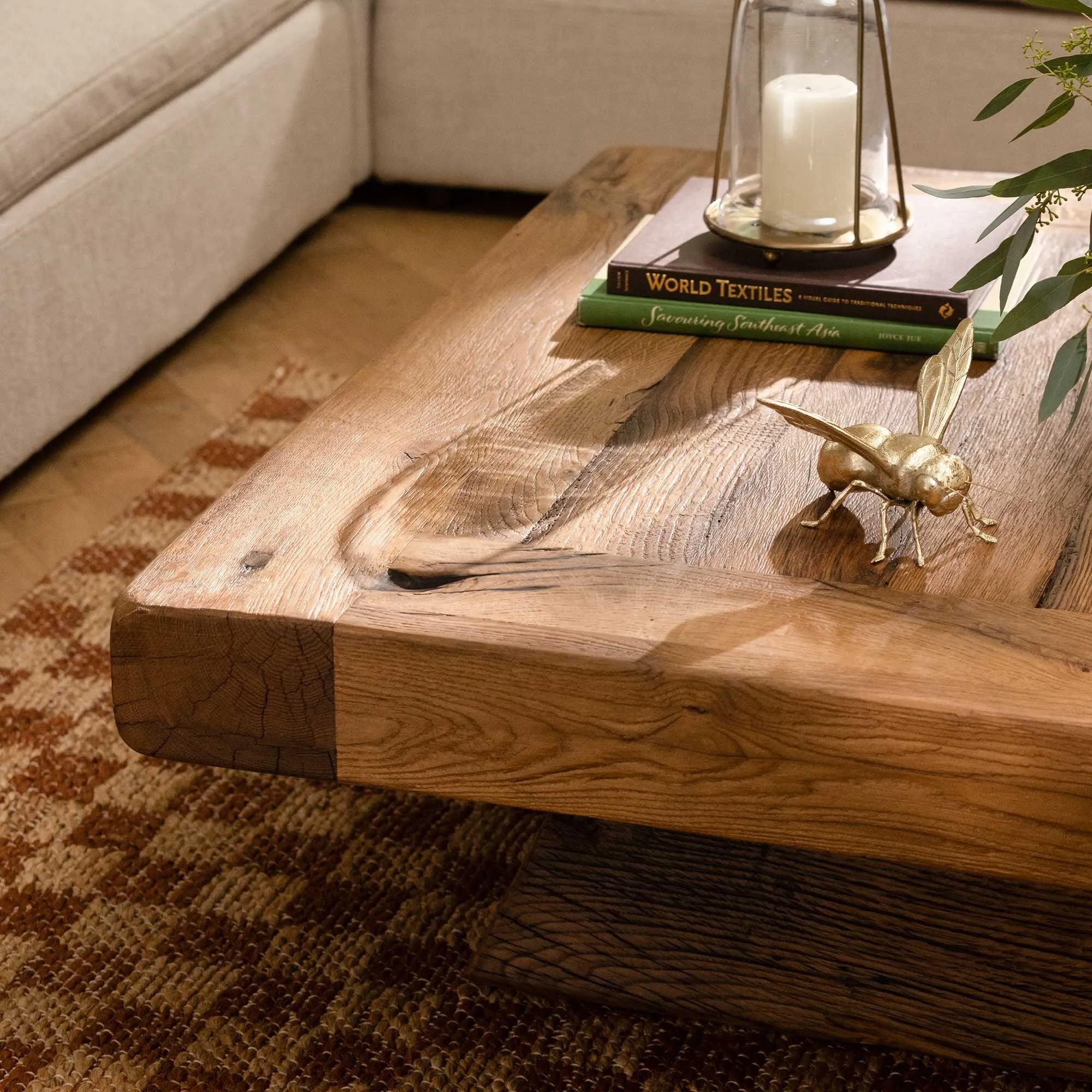 Lomond Square Coffee Table - Brown, Oak