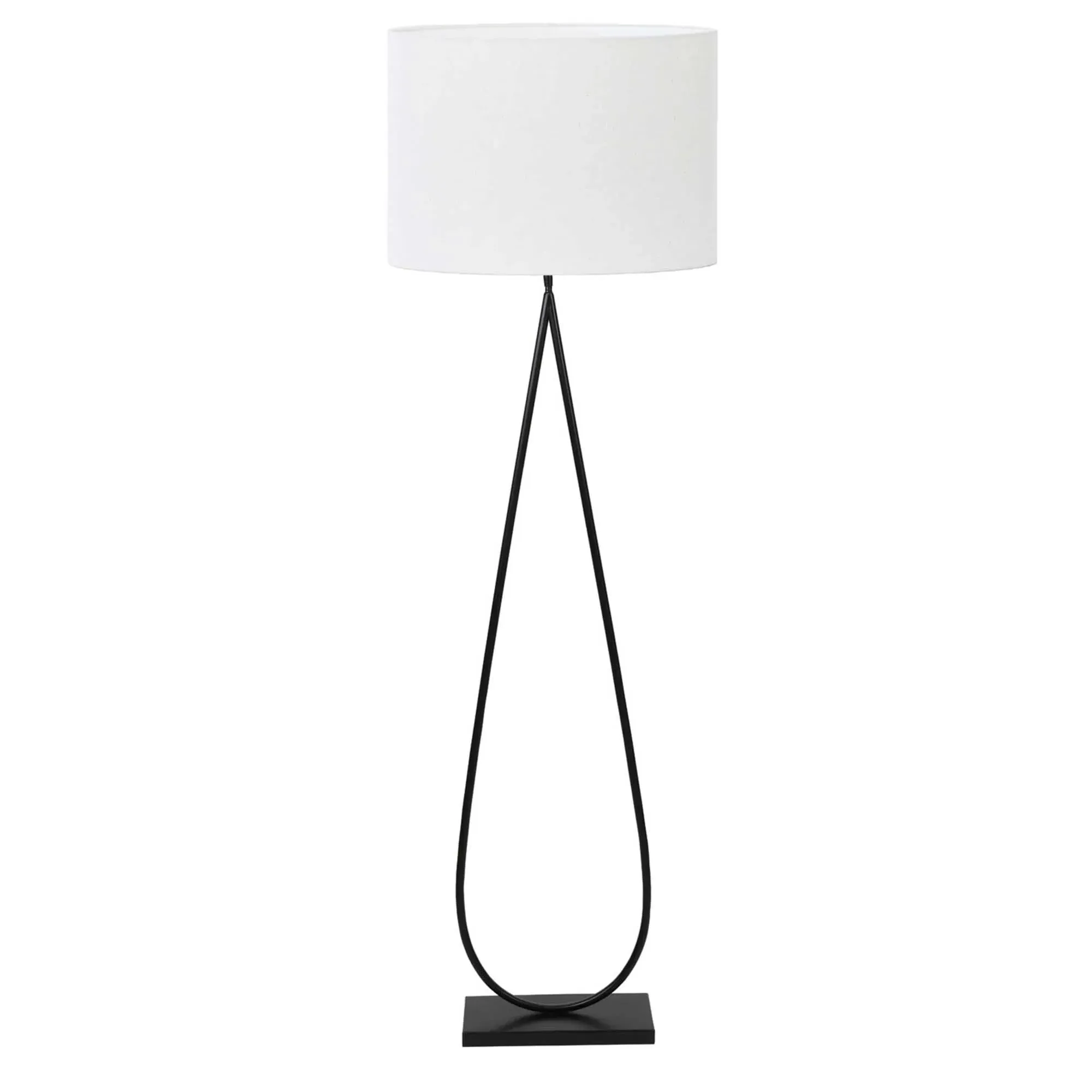 Loop Floor Lamp - Black, Metal