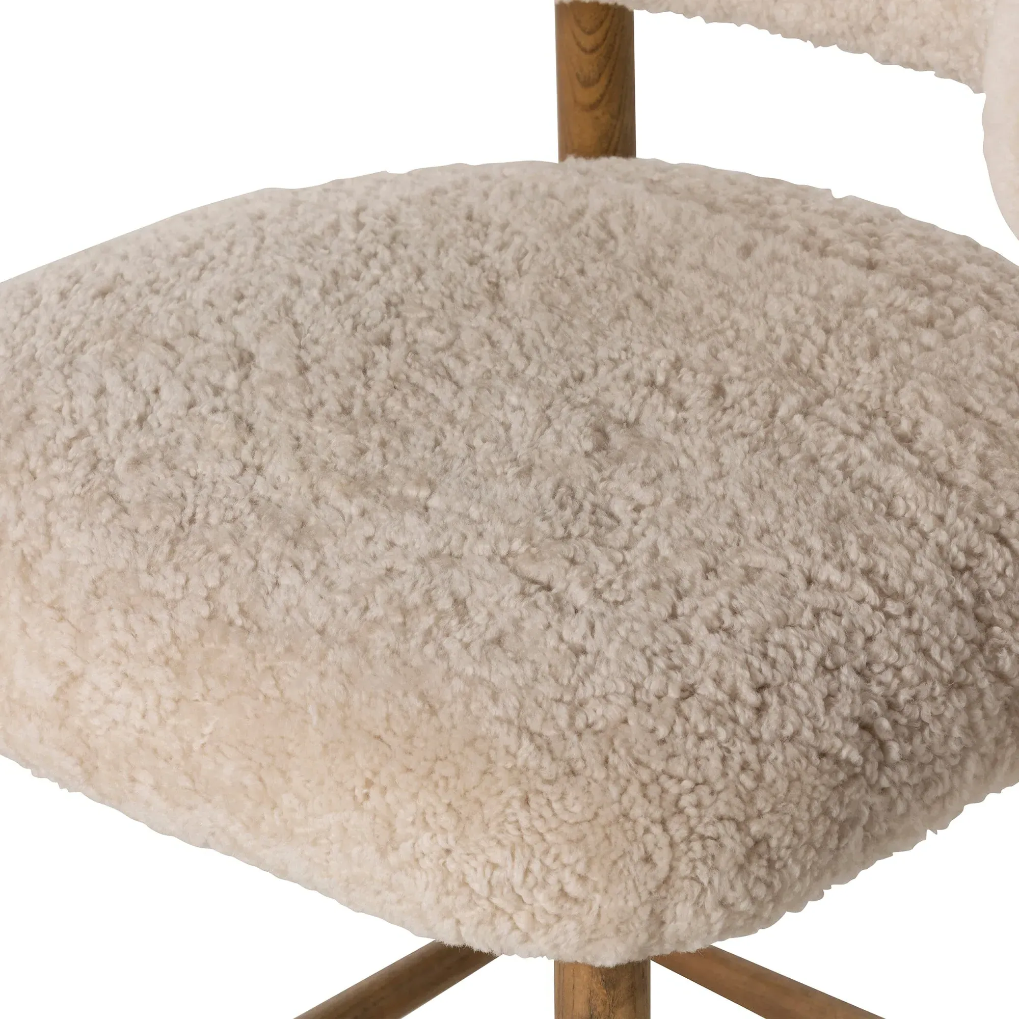 Lorna Counter Stool - Sheep Fur