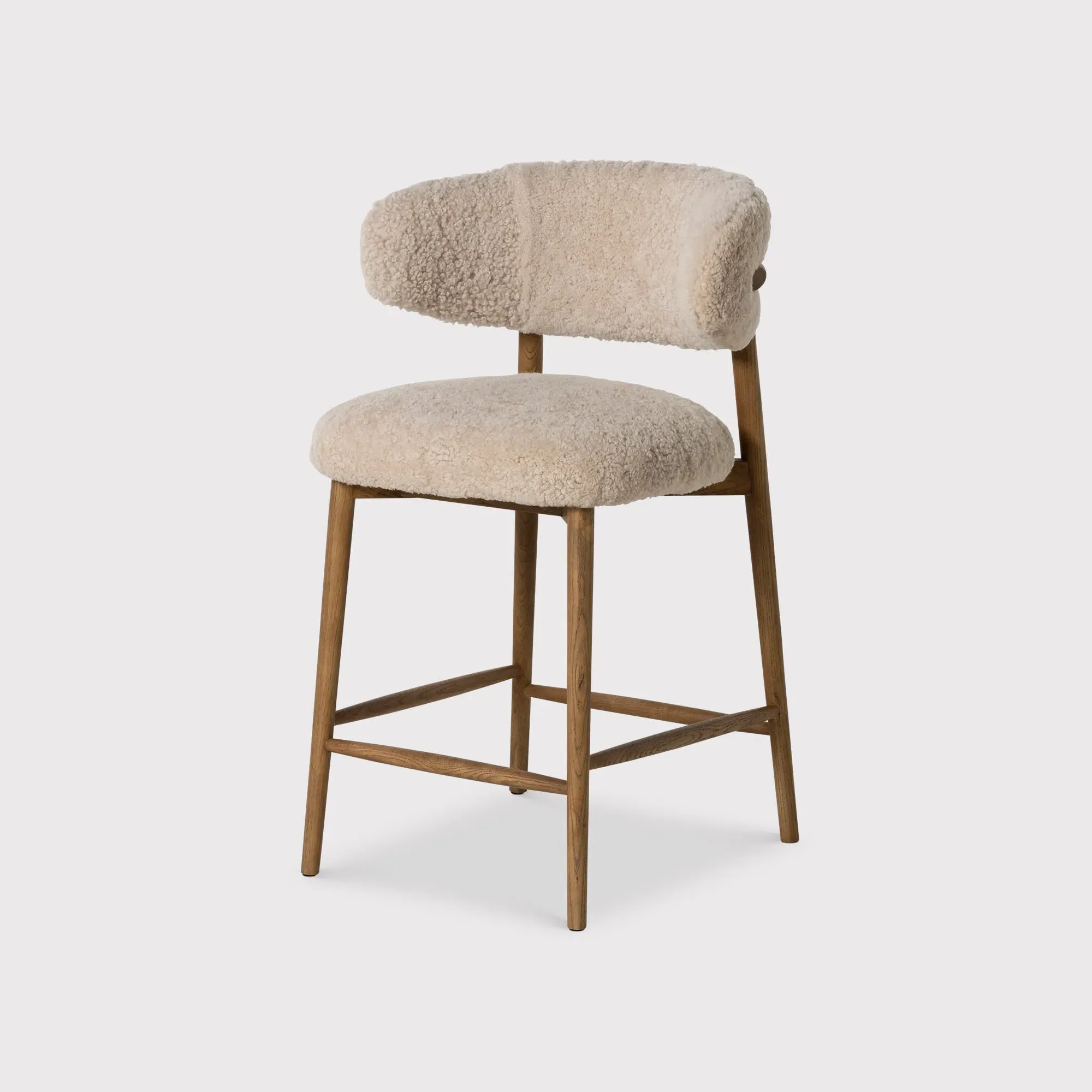 Lorna Counter Stool - Sheep Fur image