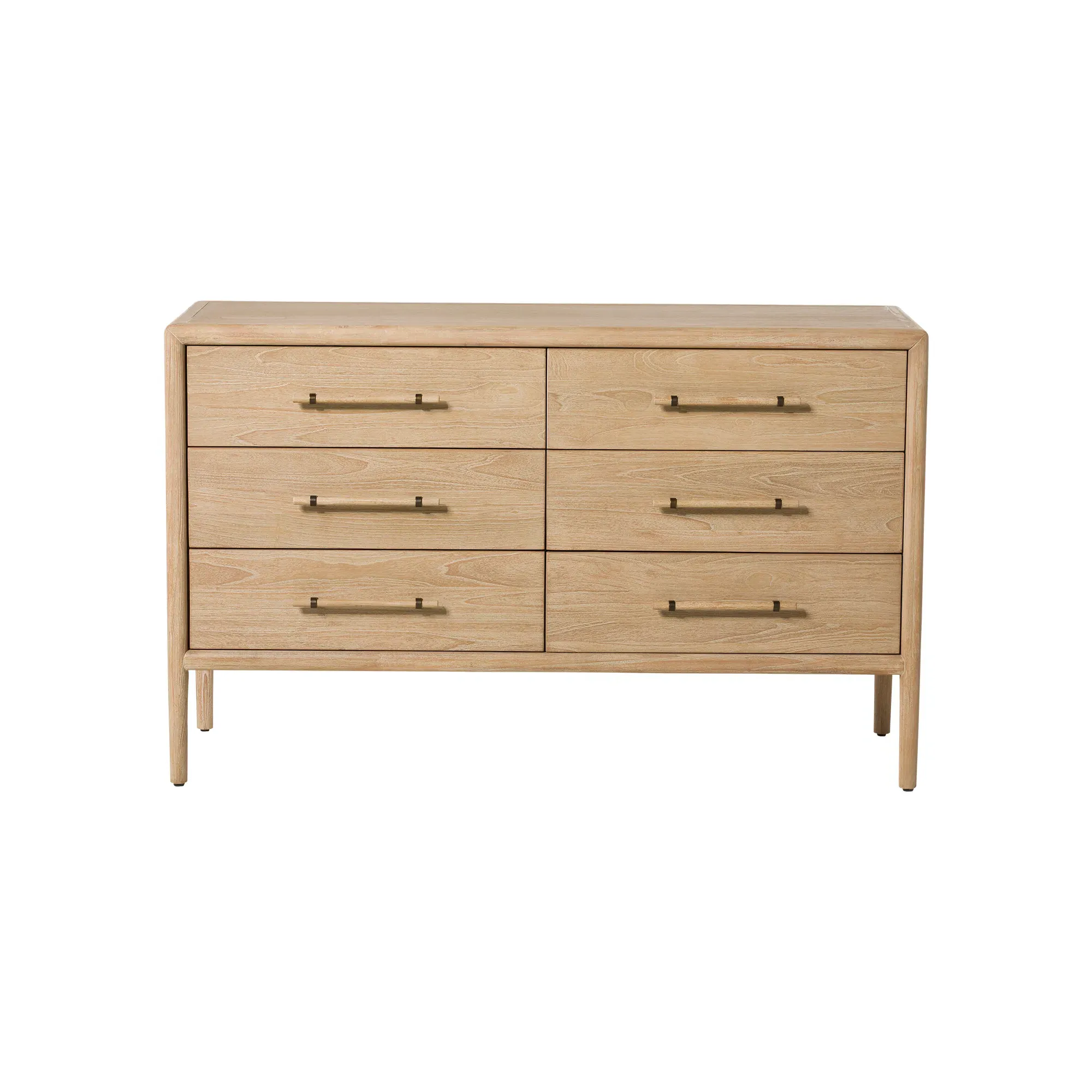 Lucerne 6 Drawer Chest - Neutral, Mindi Wood