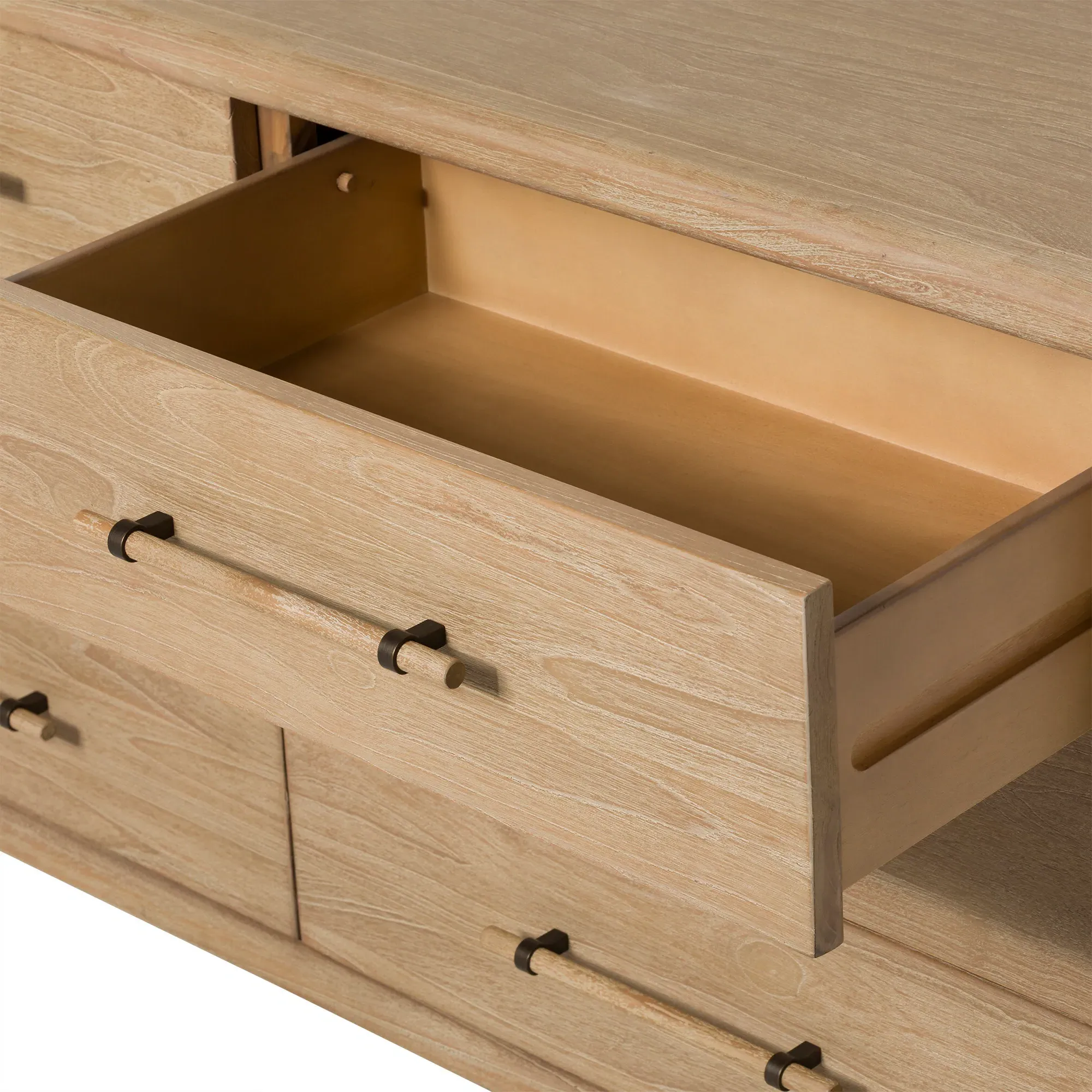 Lucerne 6 Drawer Chest - Neutral, Mindi Wood