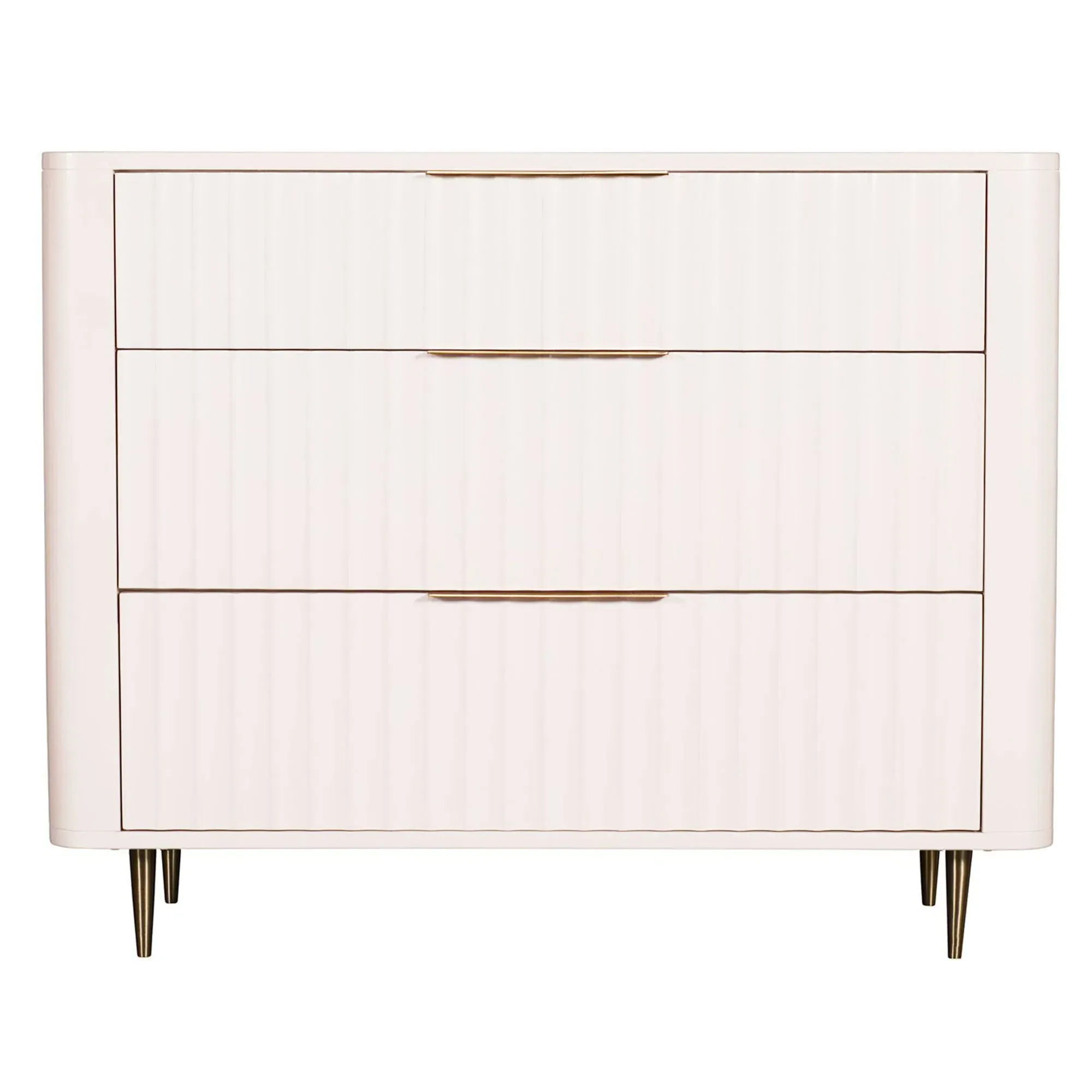 Lucia 3 Drawer Chest - Neutral, Mahogany
