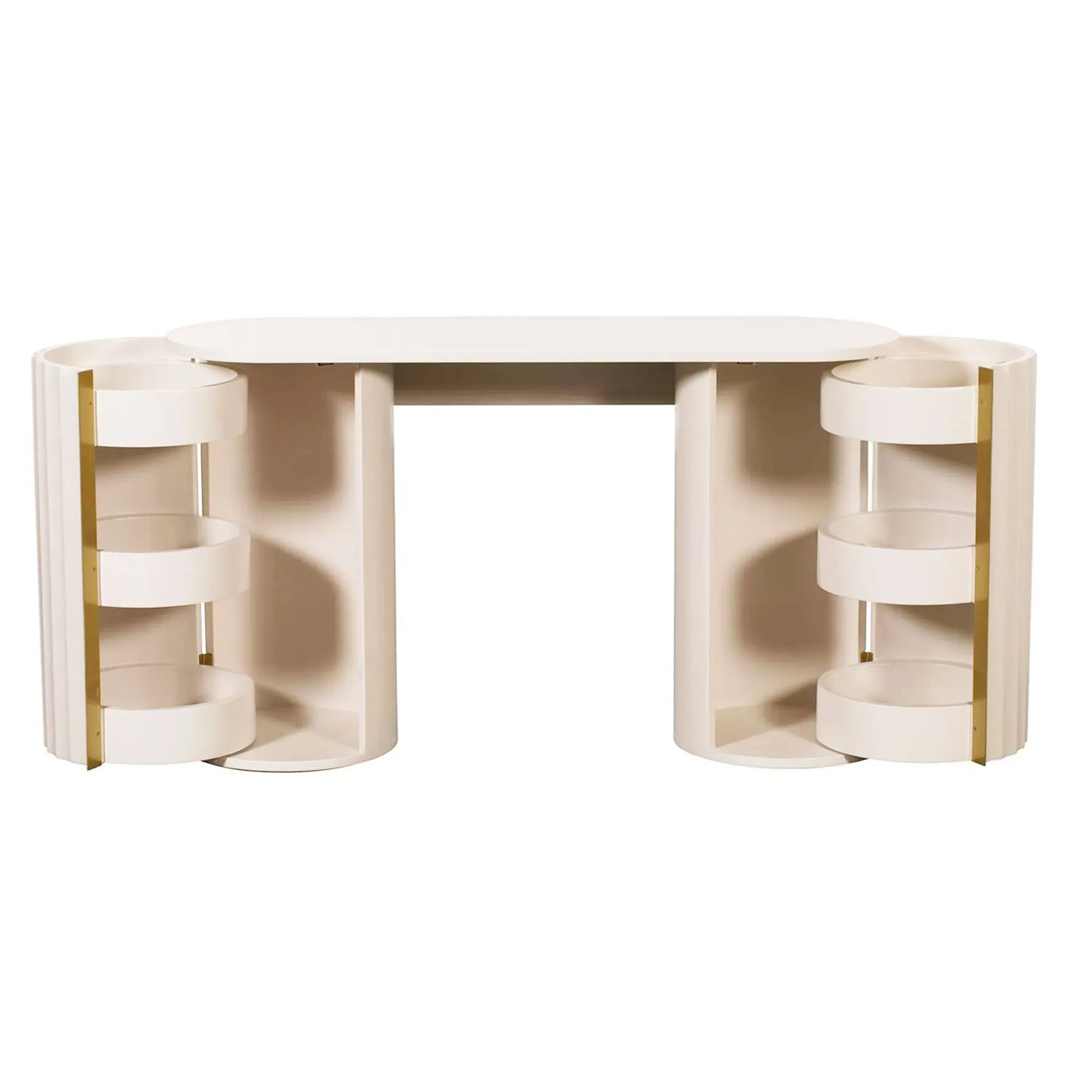 Lucia Dressing Table - Neutral, Mahogany