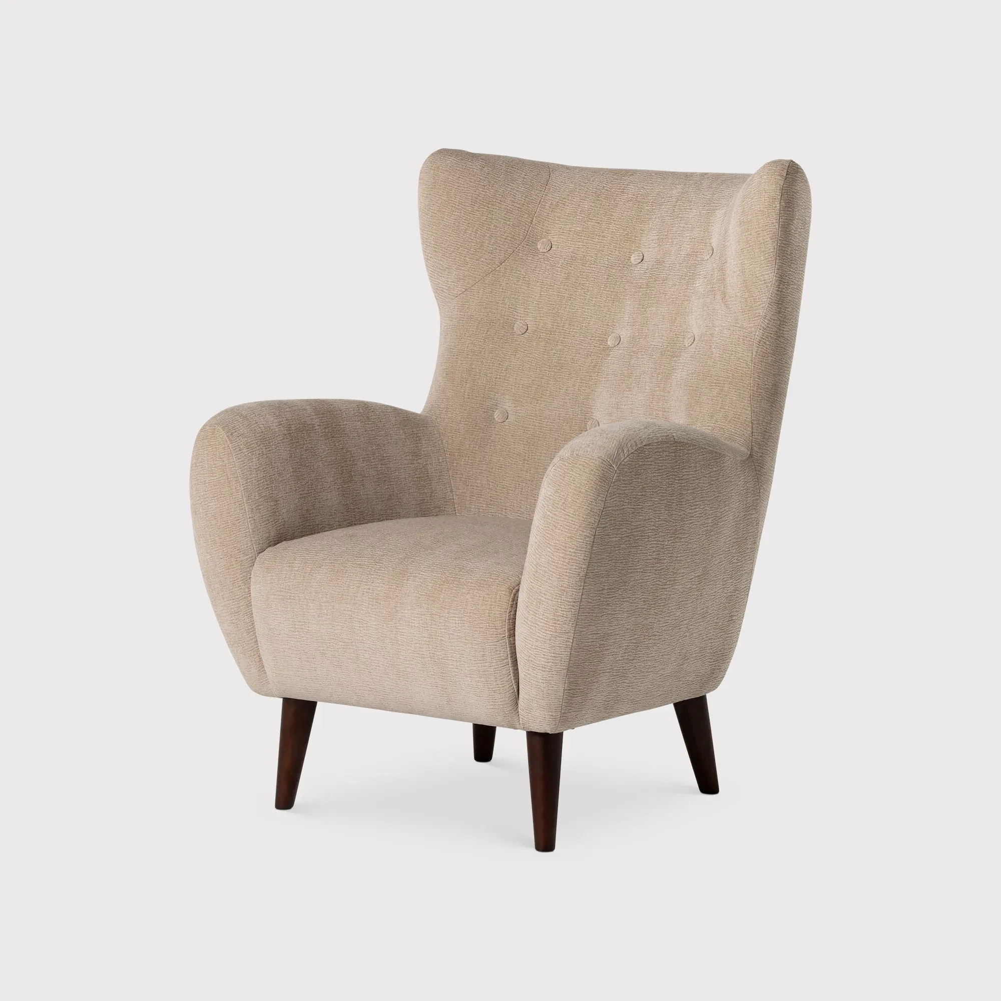 Lucian Armchair - Neutral, Polyester