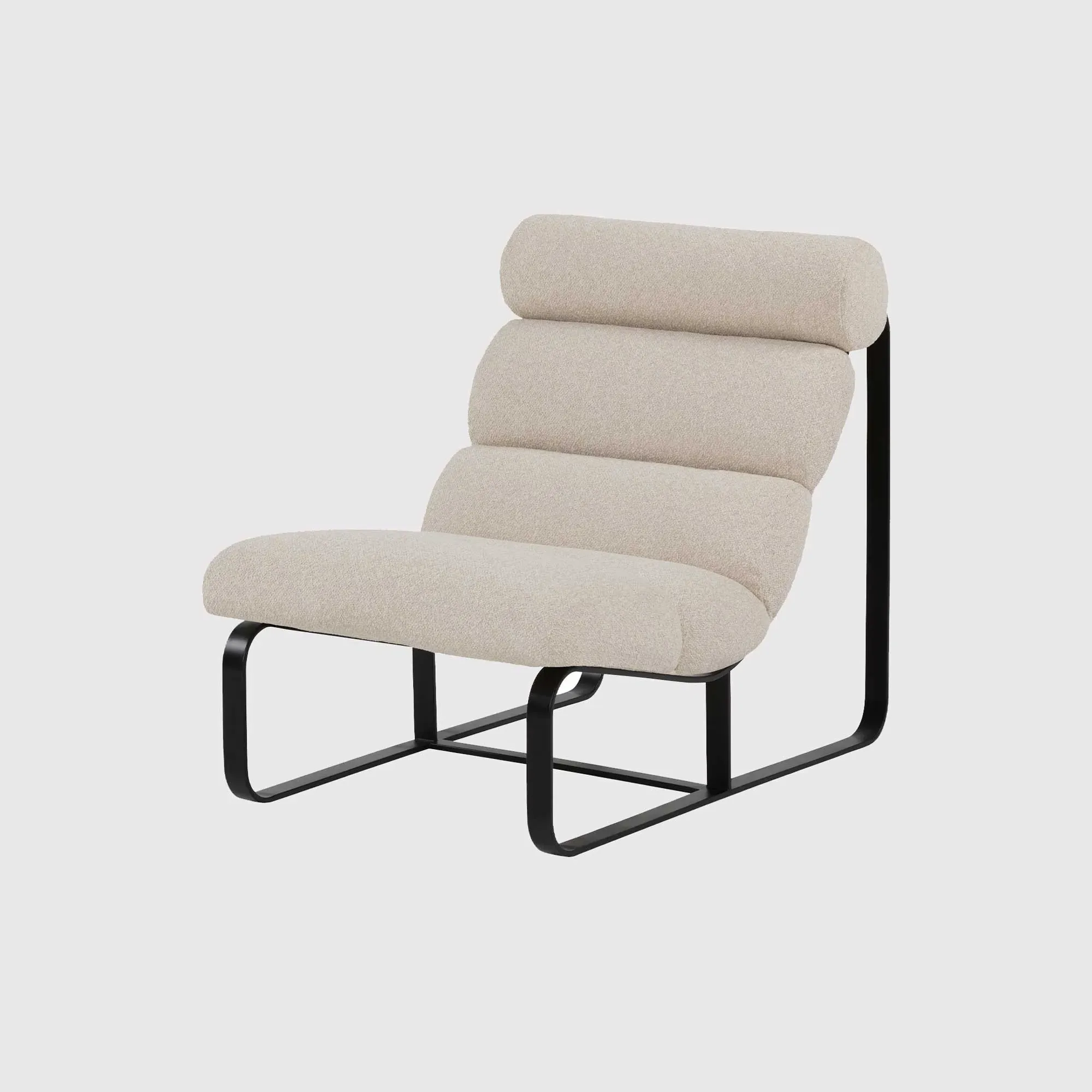 Lucien Accent Armchair - White, Fabric image