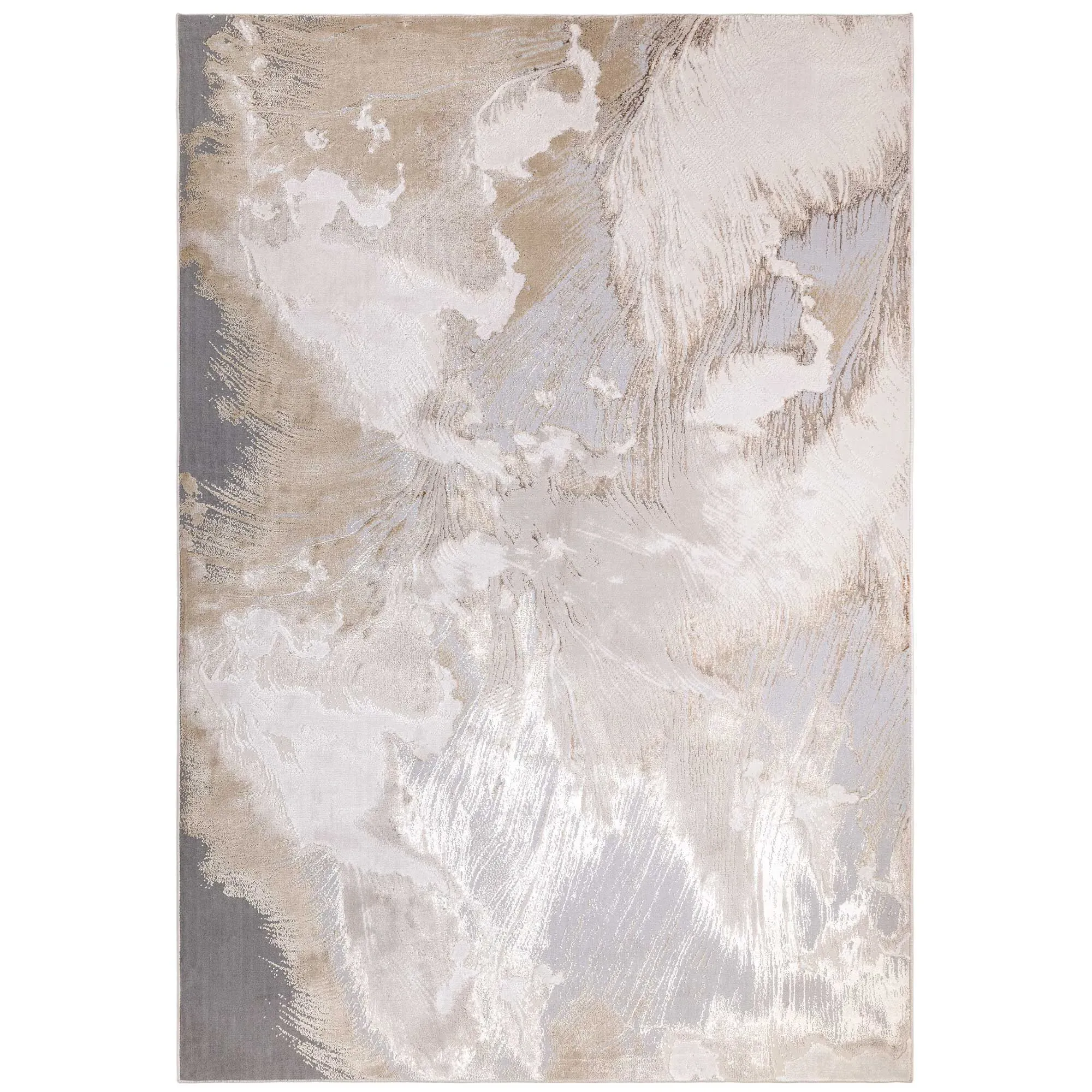 Luna Etch Rug - Grey, Polyester product