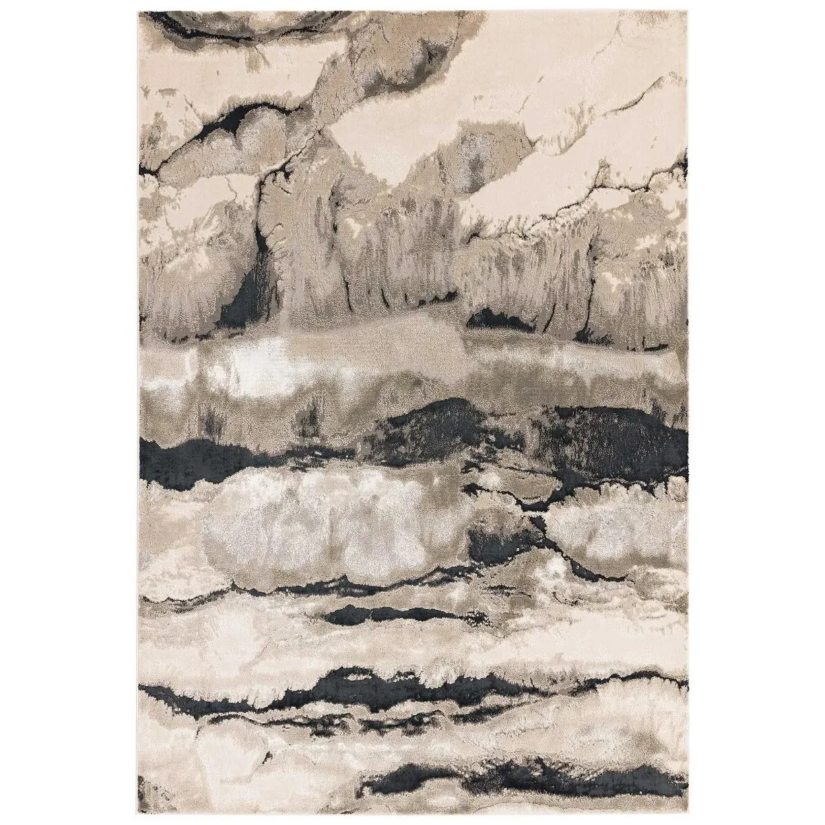 Luna Quartz Rug - Polyester alternate view