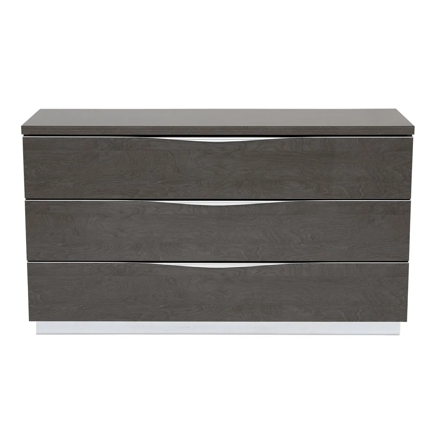 Lutyen 3-Drawer Chest - Brown Gloss