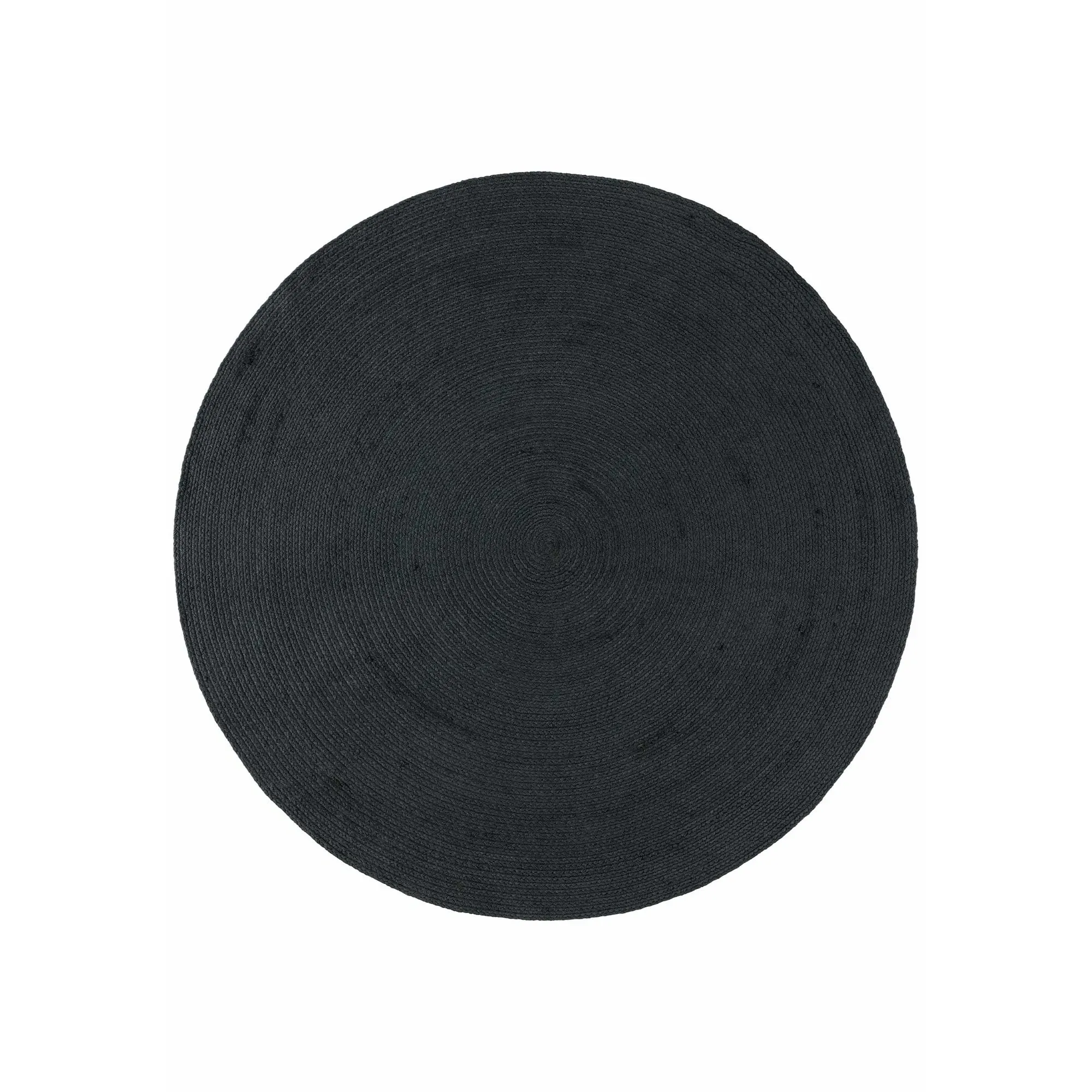 Lyle 200cm Round Rug - Black, Polyester