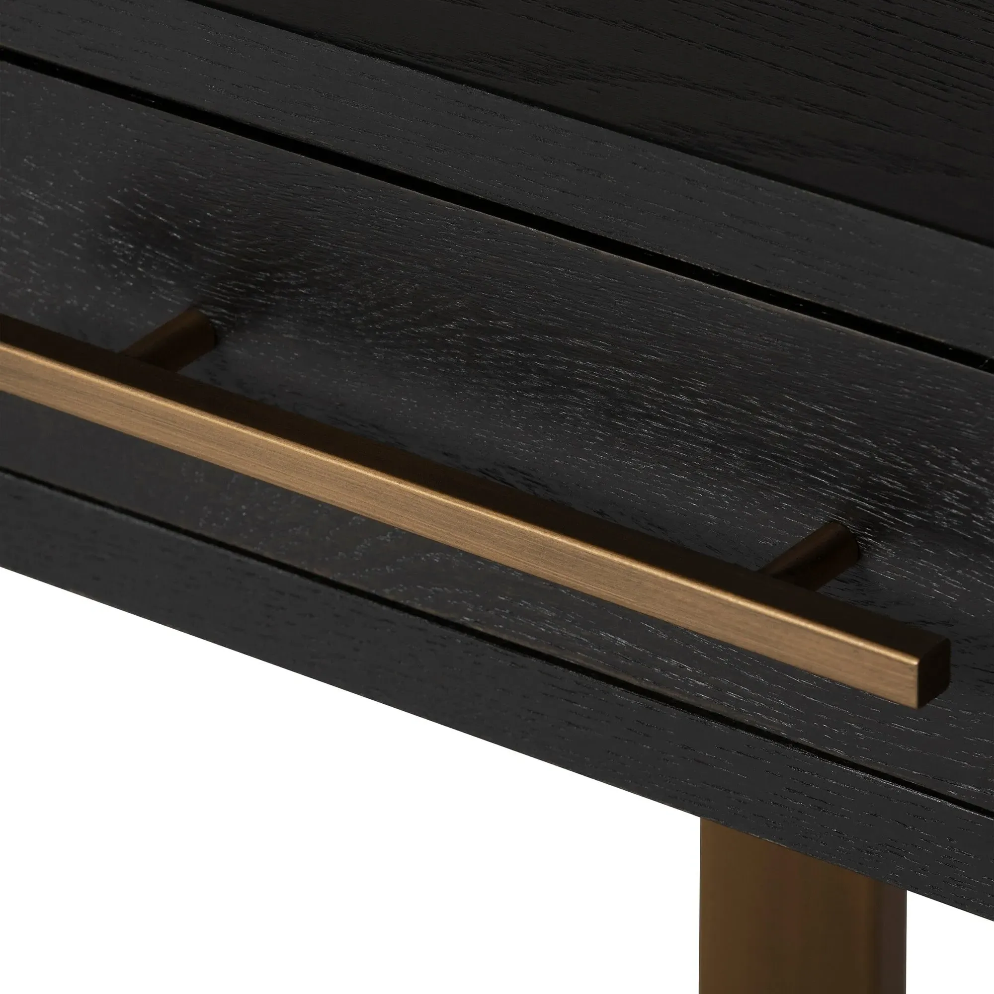 Lysa 3 Drawer Console Sideboard - Brown, Oak