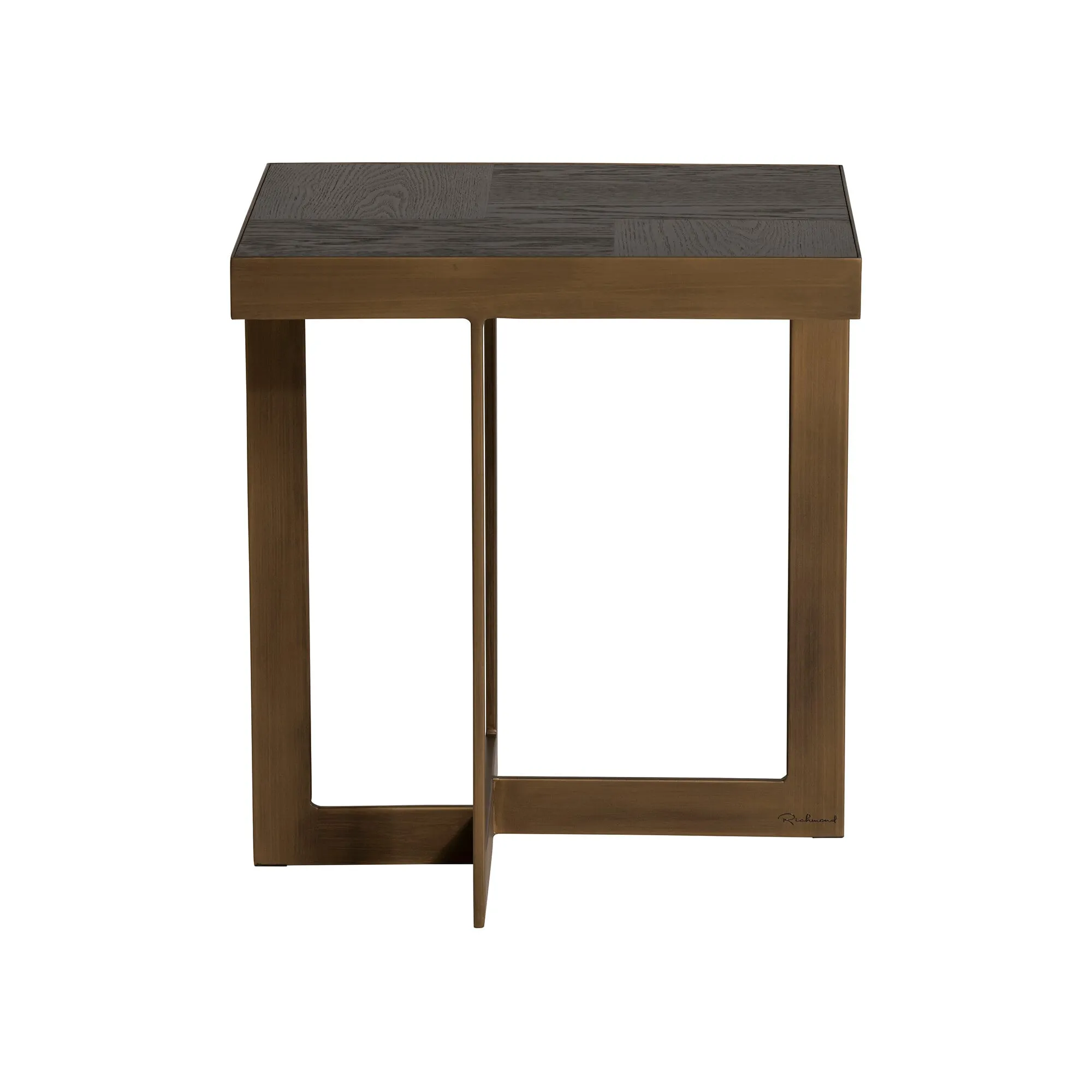 Lysa End Table - Brown, Oak