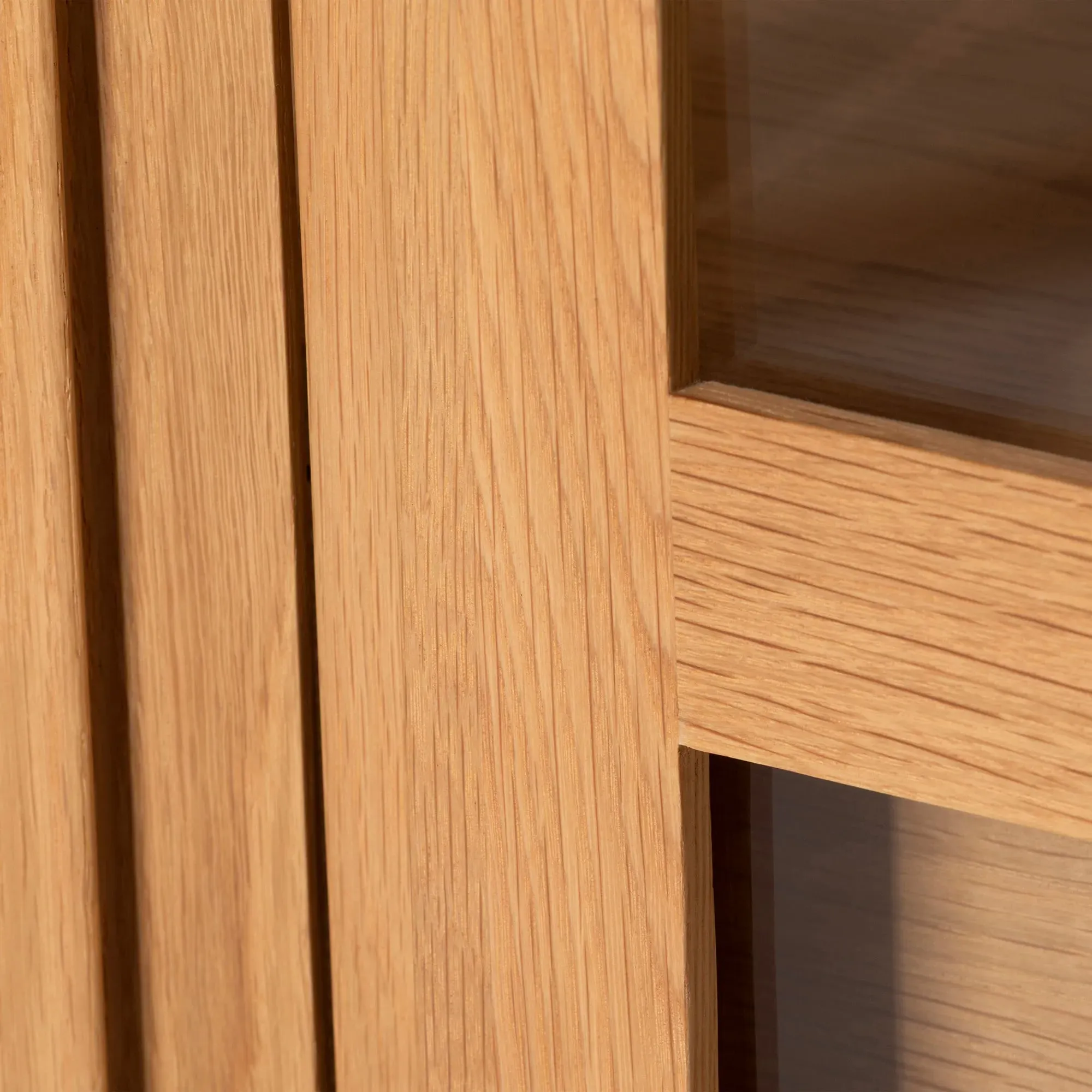 Maddison Display Cabinet - Neutral, Oak