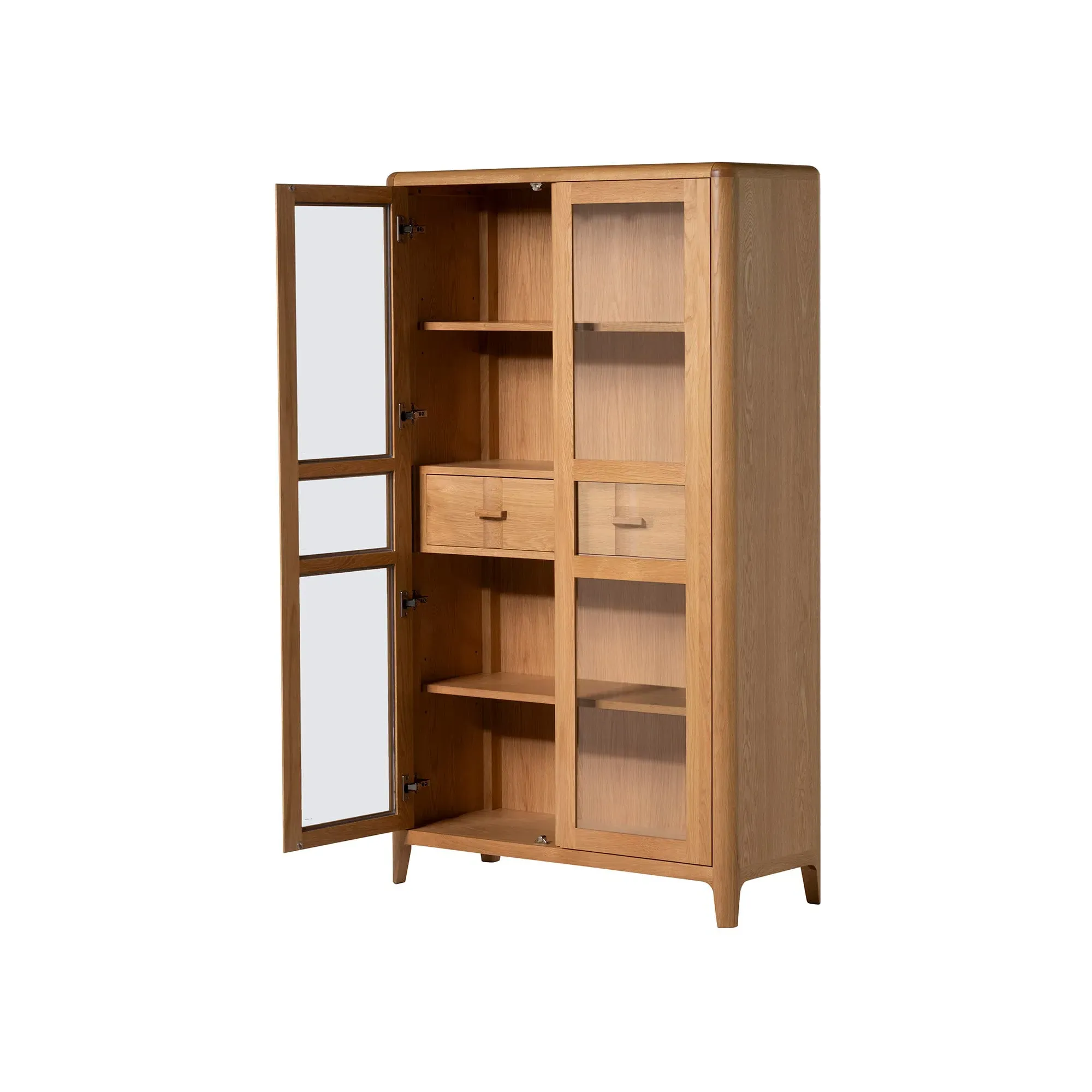 Maddison Display Cabinet - Neutral, Oak