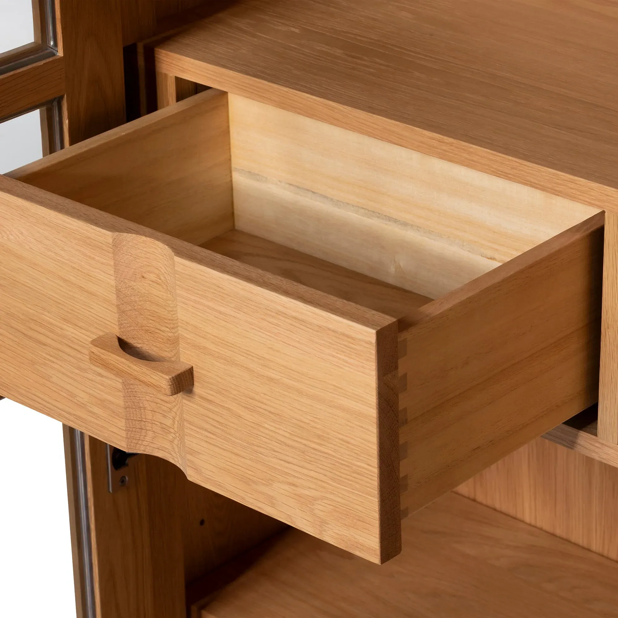 Maddison Display Cabinet - Neutral, Oak