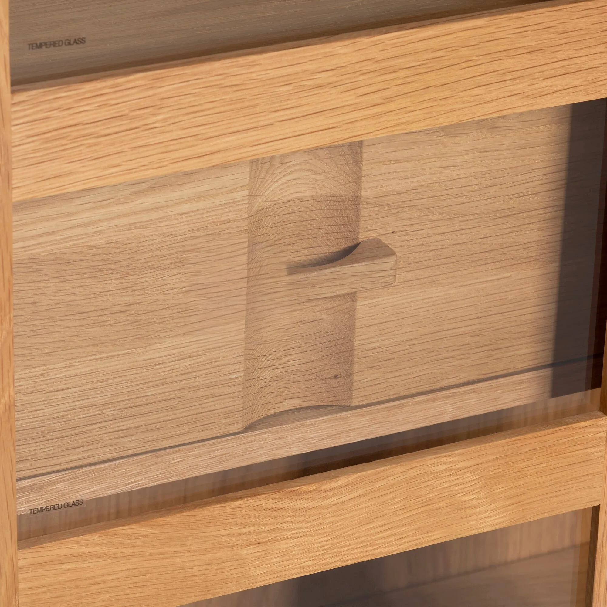 Maddison Display Cabinet - Neutral, Oak