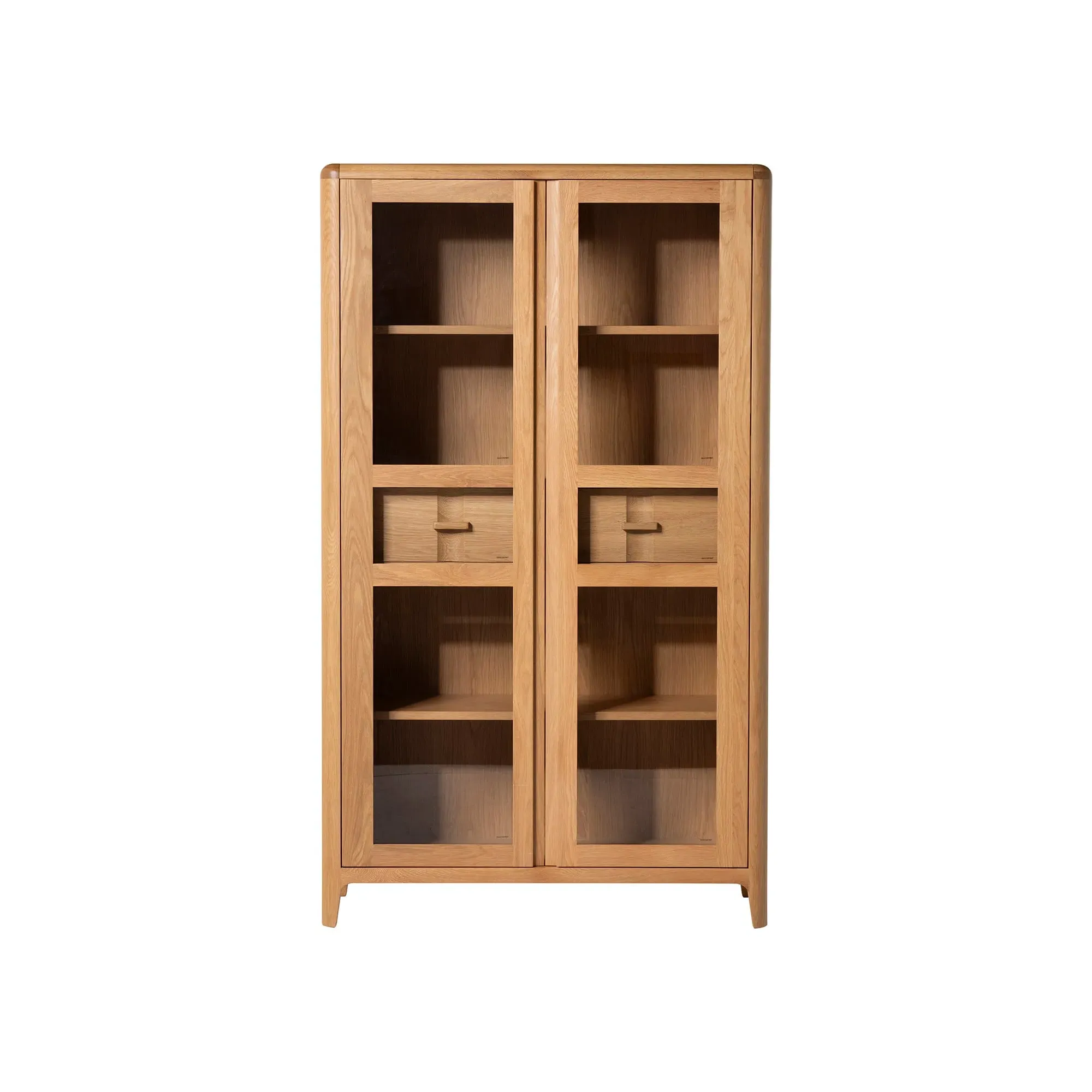 Maddison Display Cabinet - Neutral, Oak