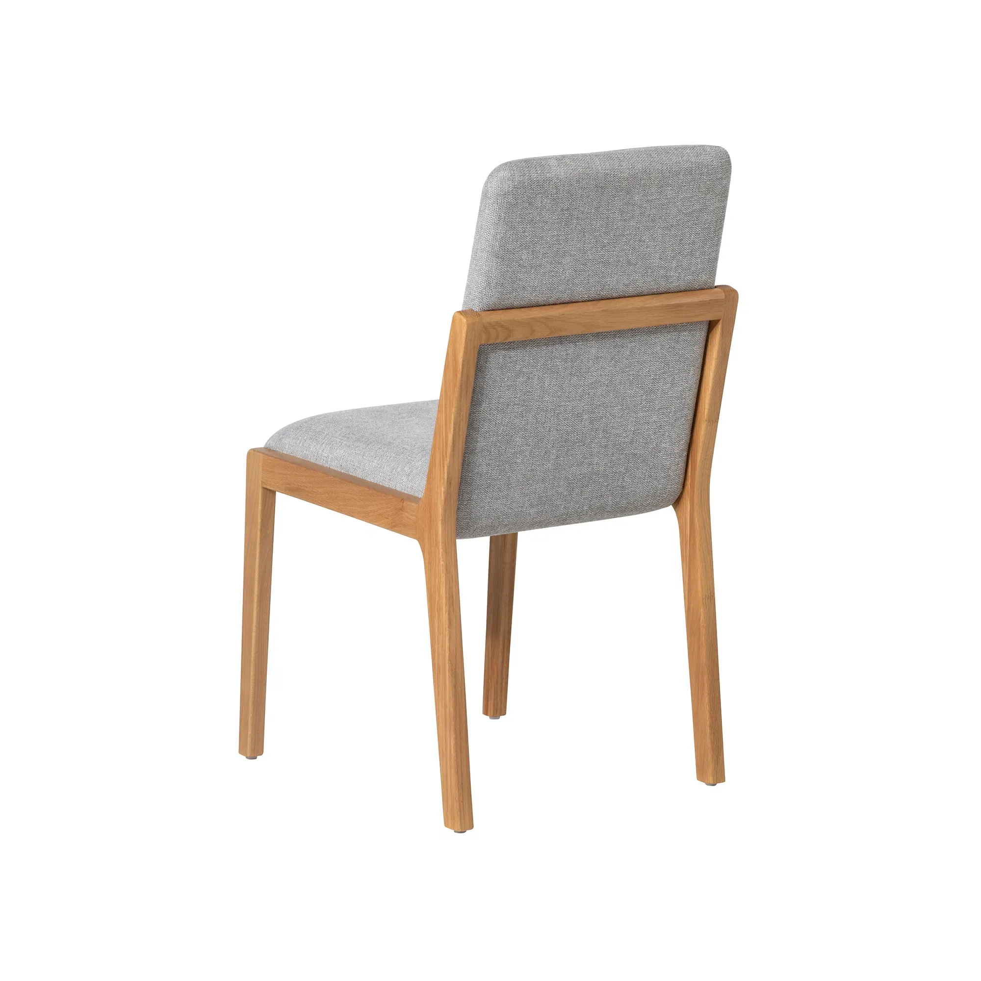 Maddison Upholstered Dining Chair - Grey, Oak