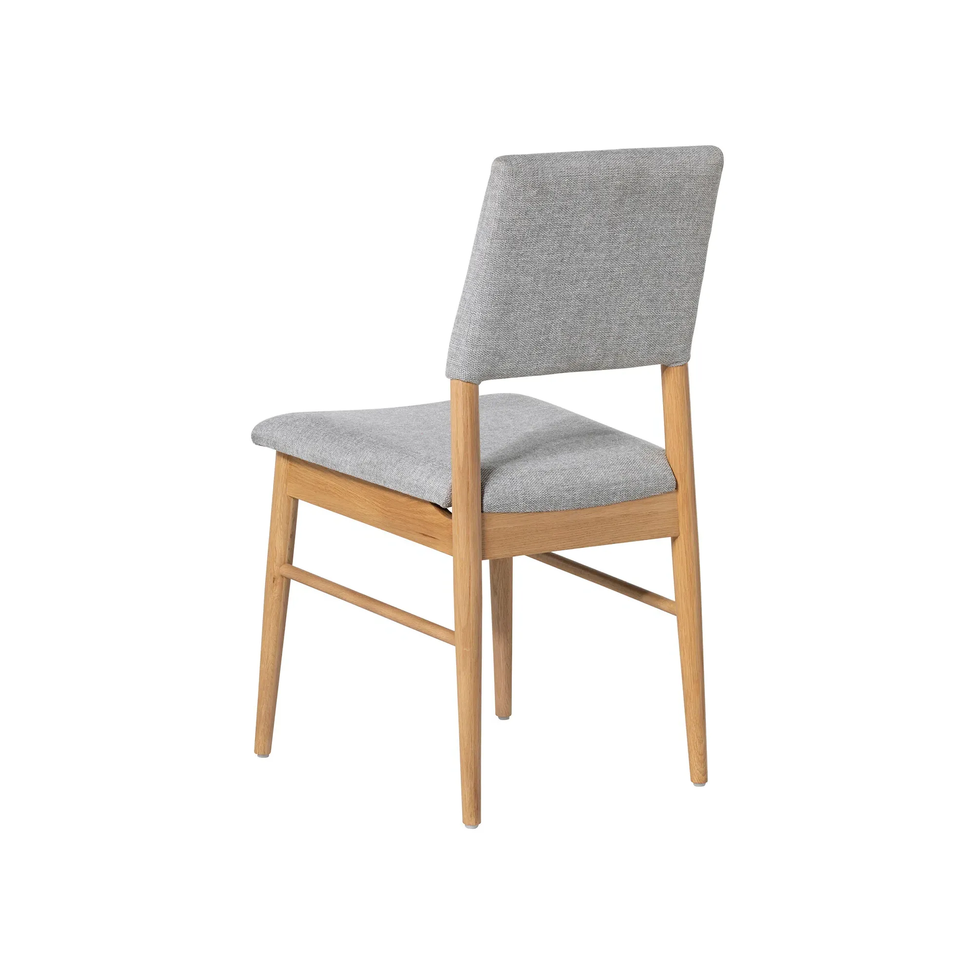 Maddison Upholstered Dining Chair - Grey, Oak