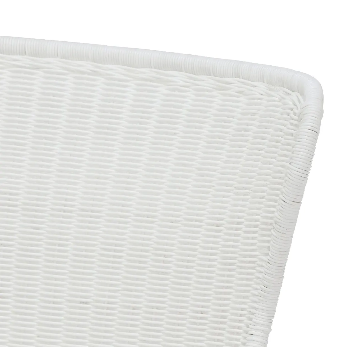 Marbella Dining Armchair - White, Synthetic Wicker