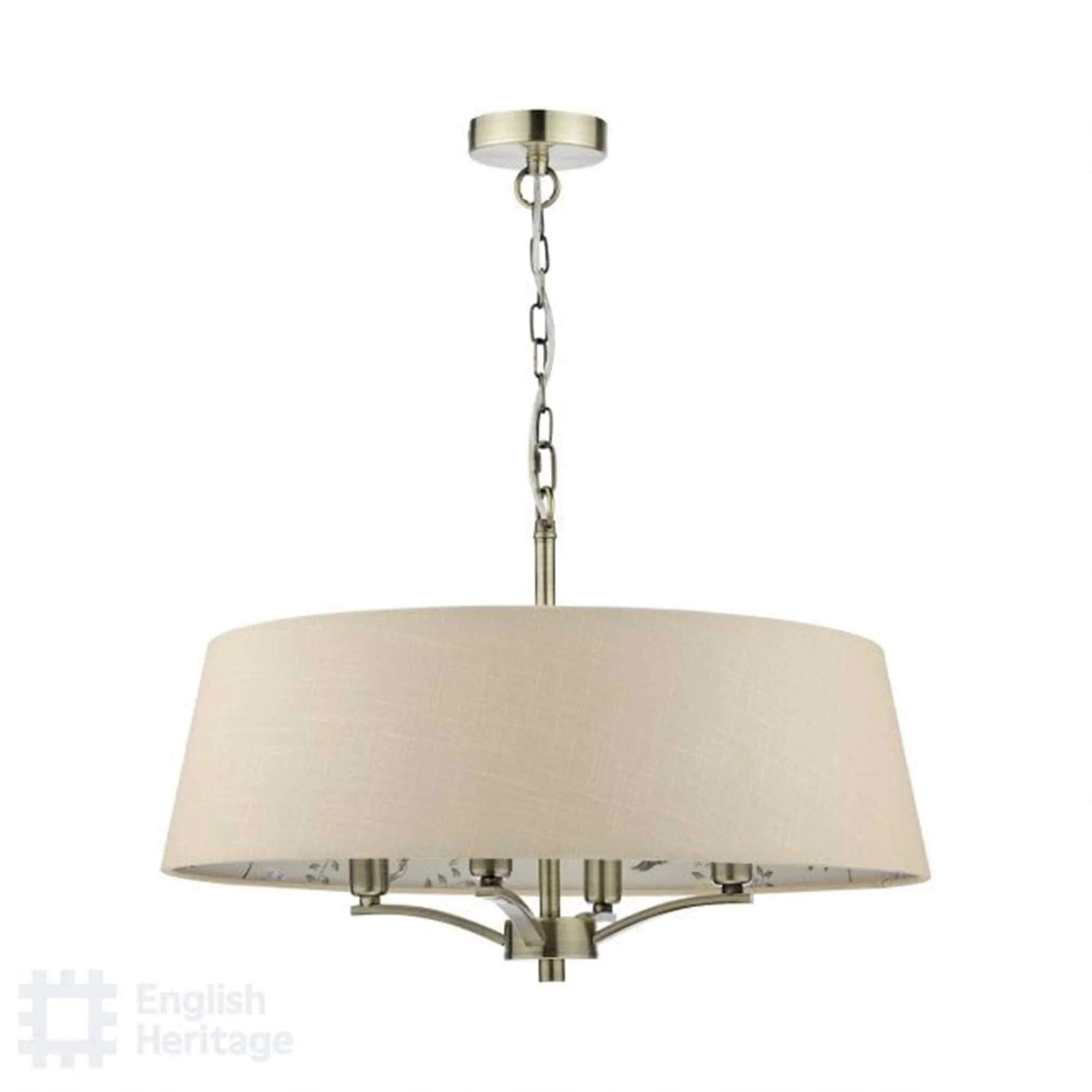 Marble Hill 4 Light Pendant - Neutral, Metal