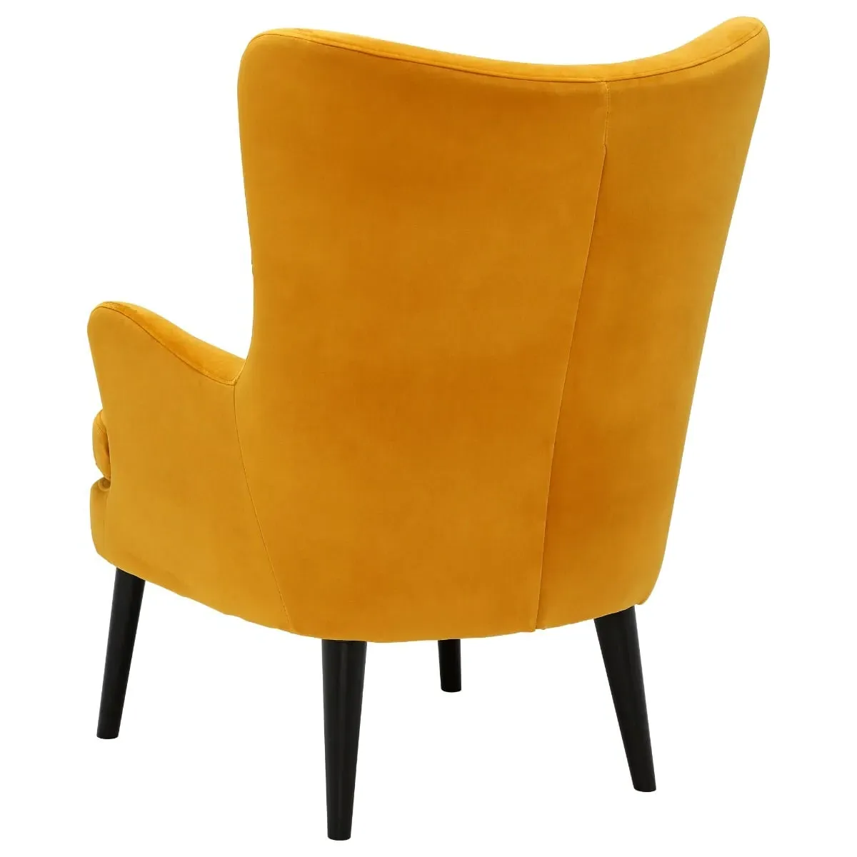 Marcy Armchair - Yellow, Velvet