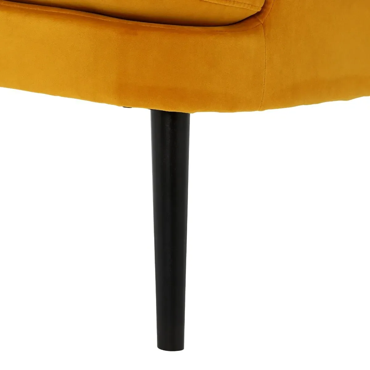 Marcy Armchair - Yellow, Velvet