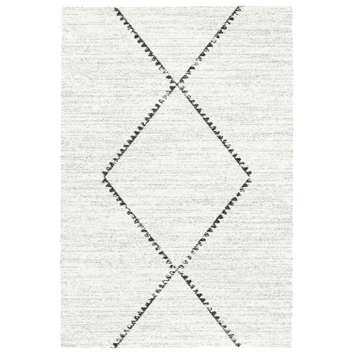 Mari Square Rug - White, Polypropylene image