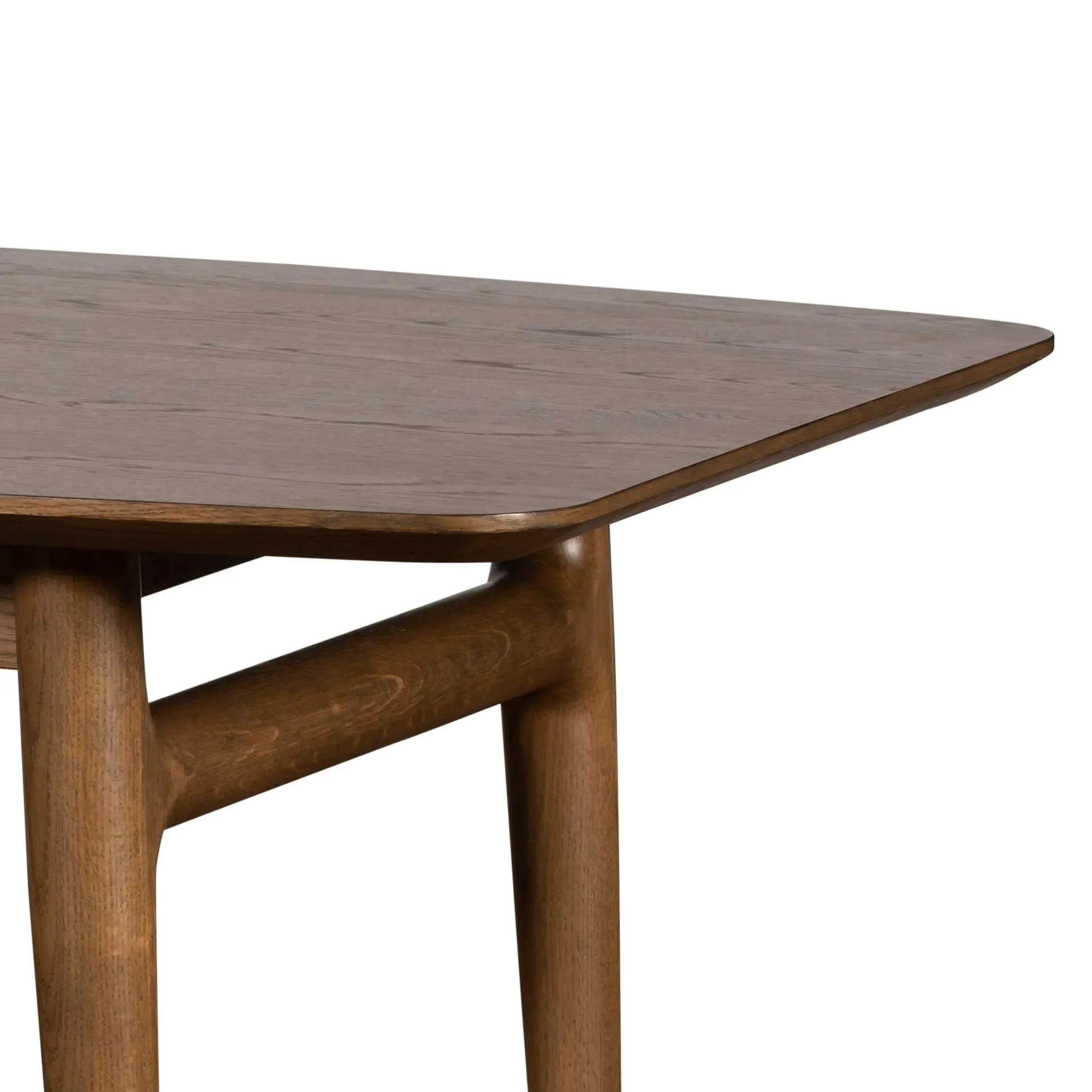 Marlow Extending Dining Table - Brown, Oak Veneer