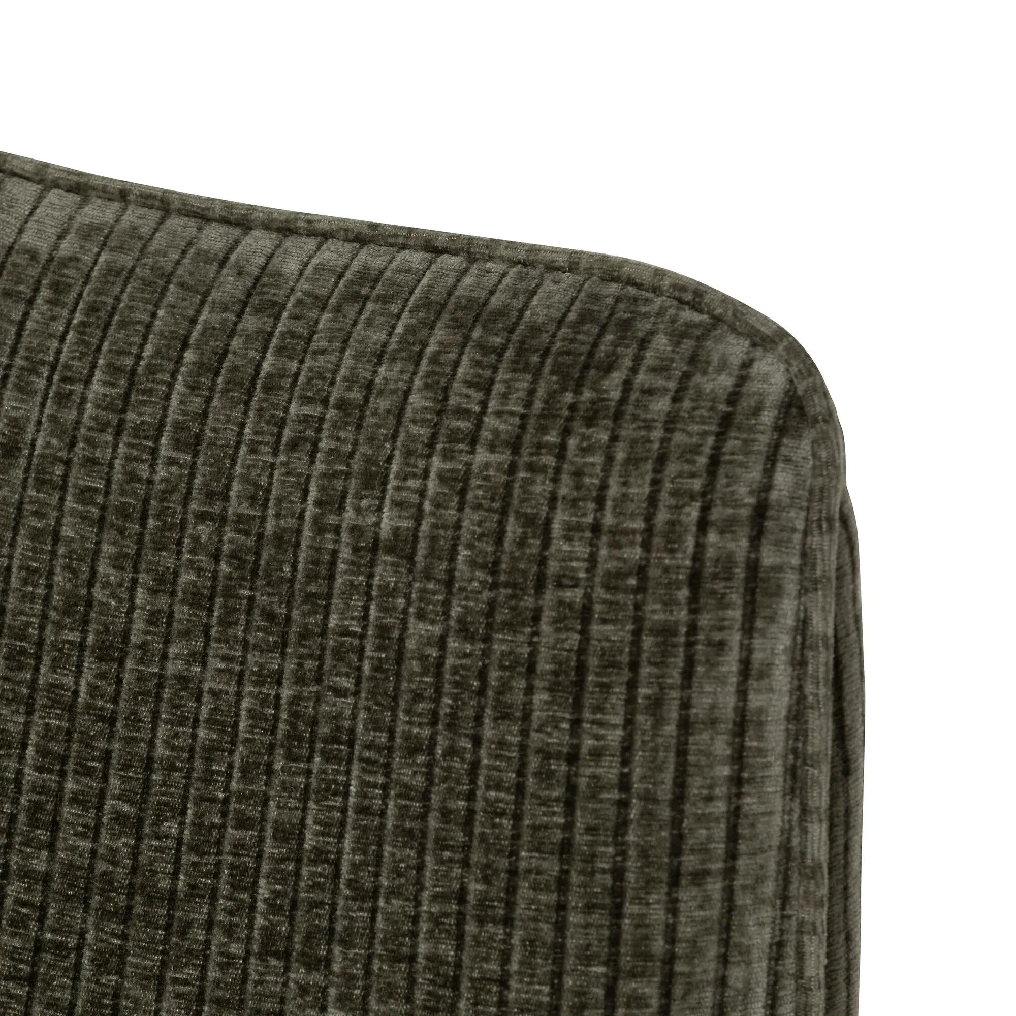 Mati Dining Chair with Arms - Green, Fabric