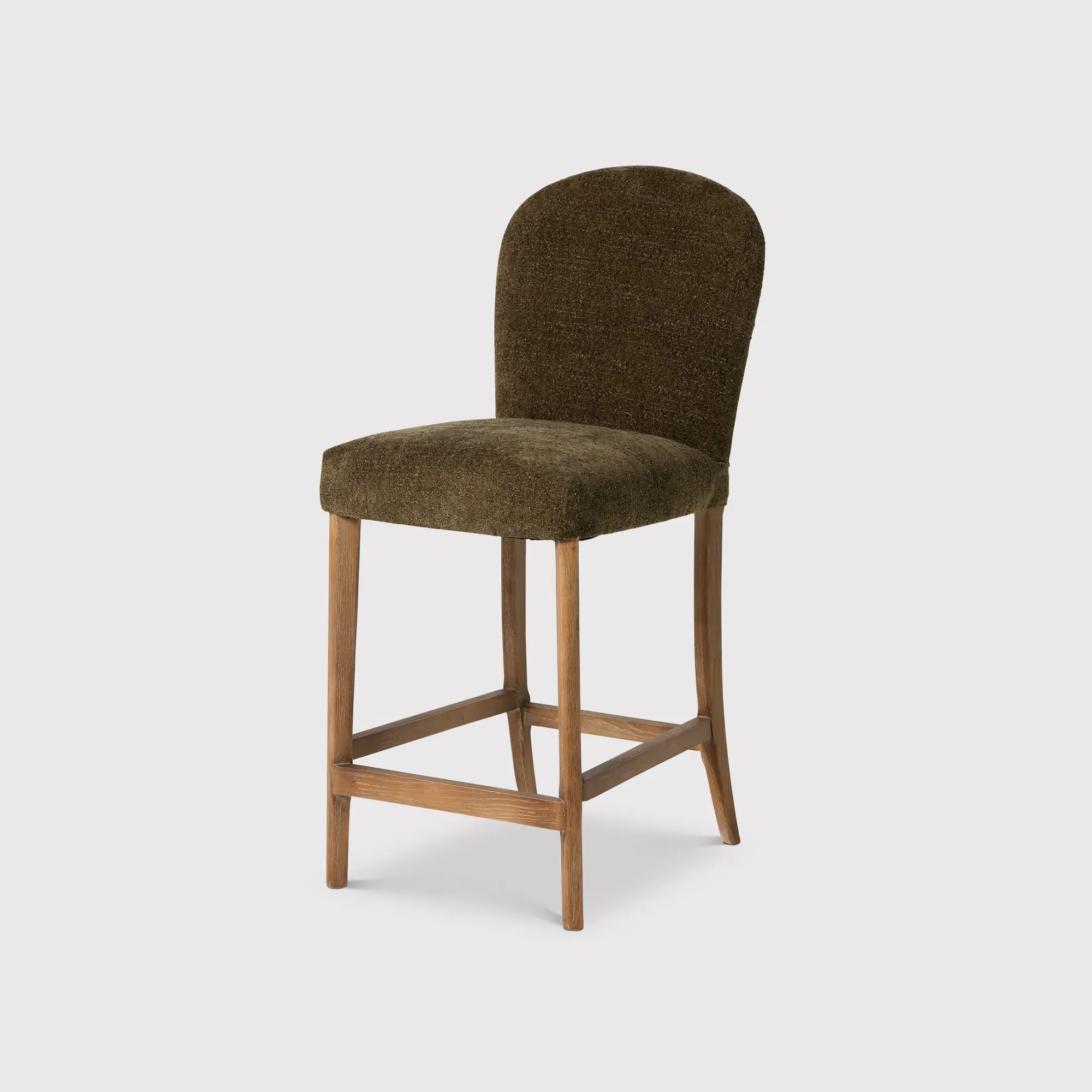 Maurice Bar Stool - Green, Boucle image