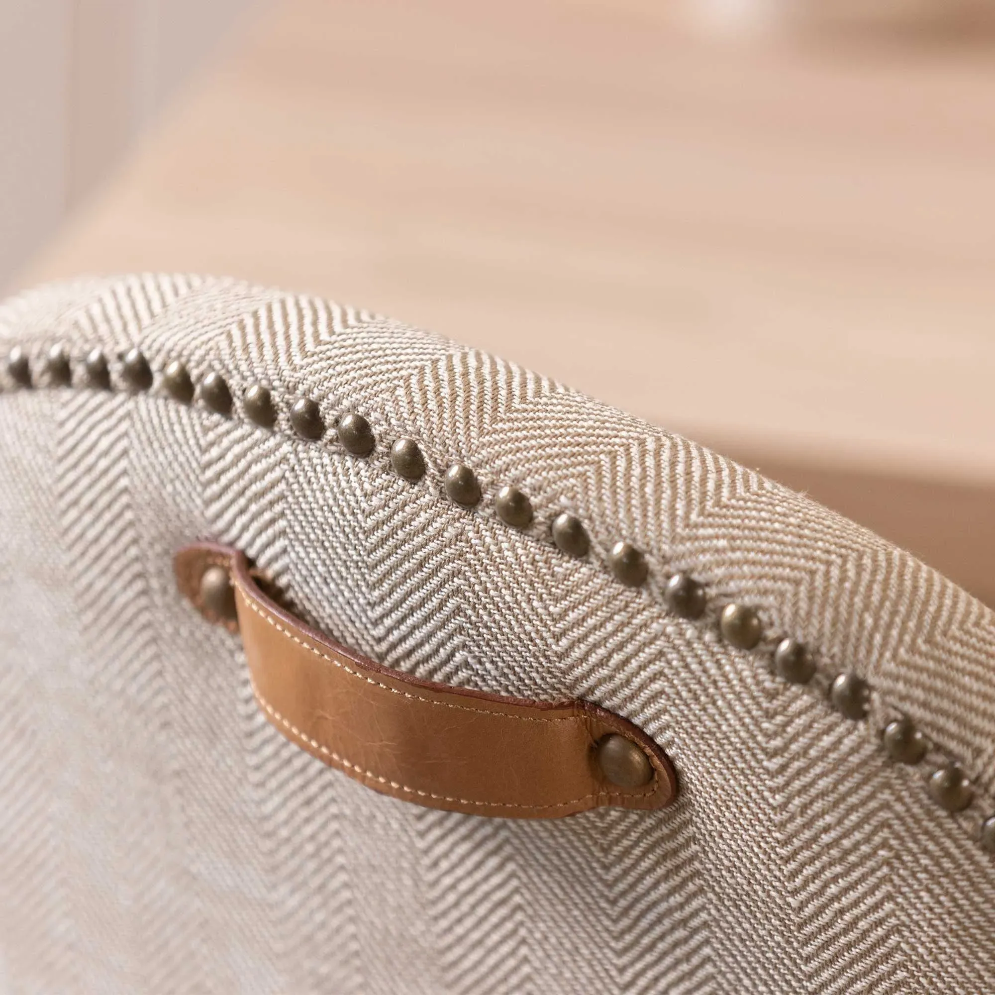 Maurice Dining Chair with Handle - Neutral, Ash Wood