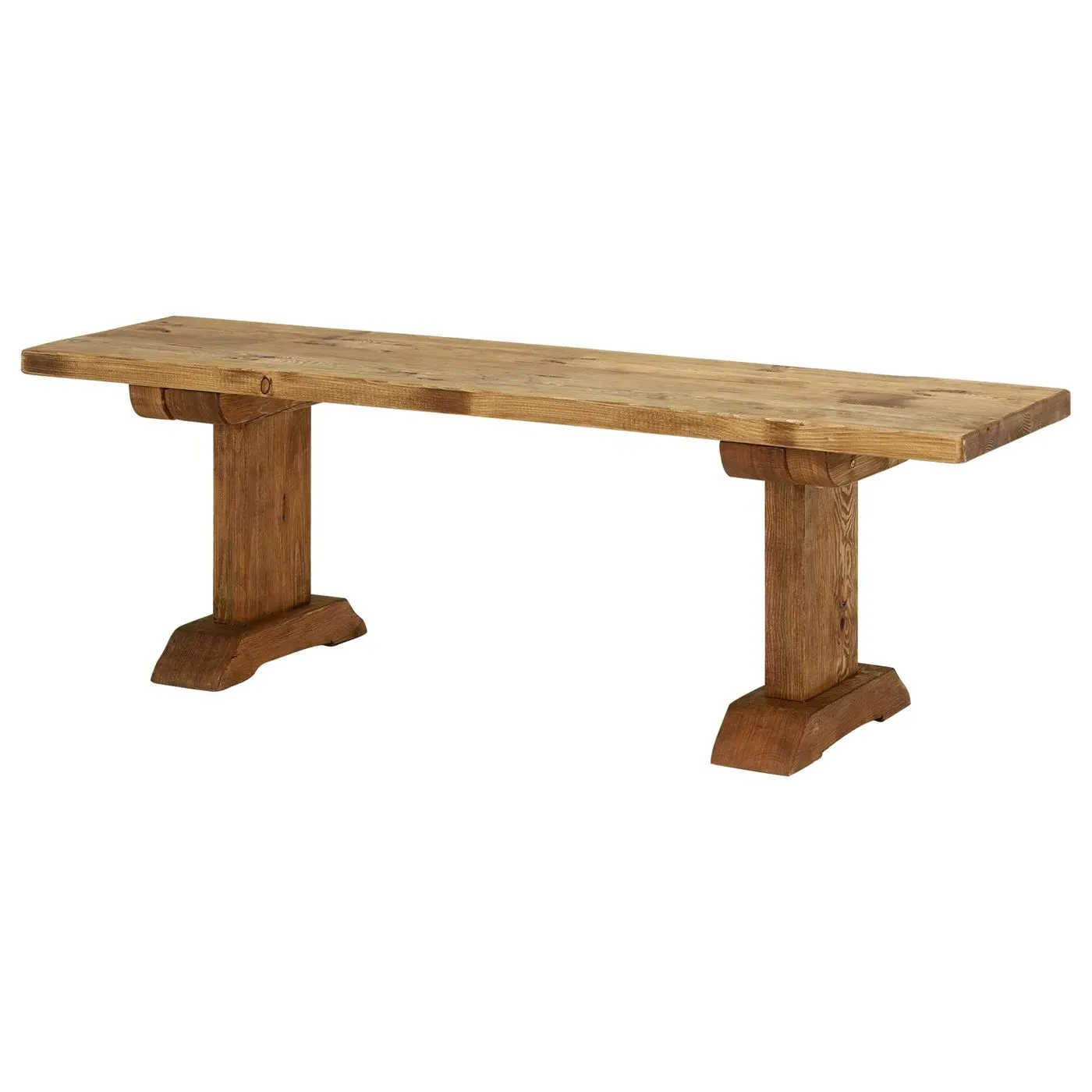 Medina RHF Corner Bench - Brown, Wood