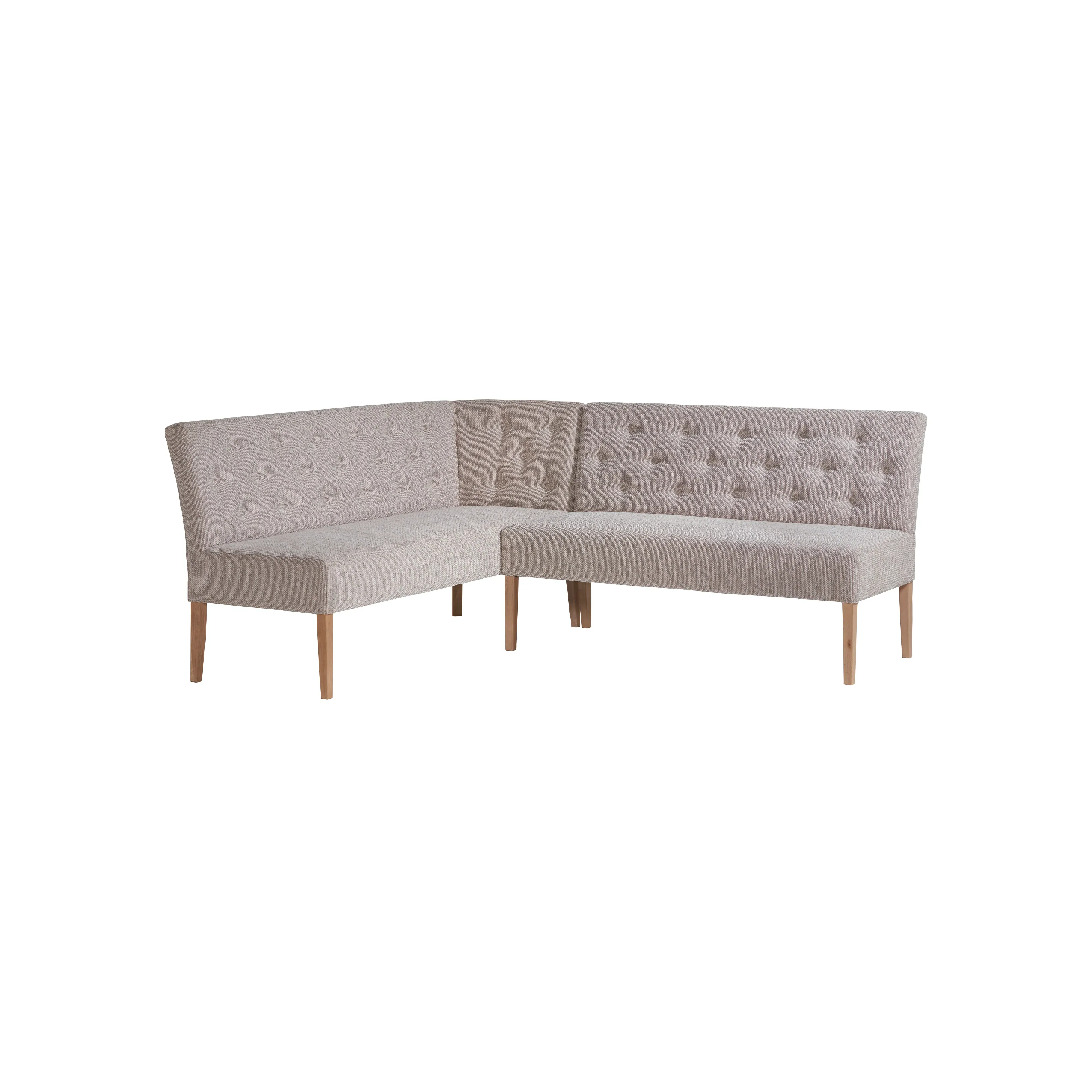 Medina RHF Corner Bench - Brown, Wood