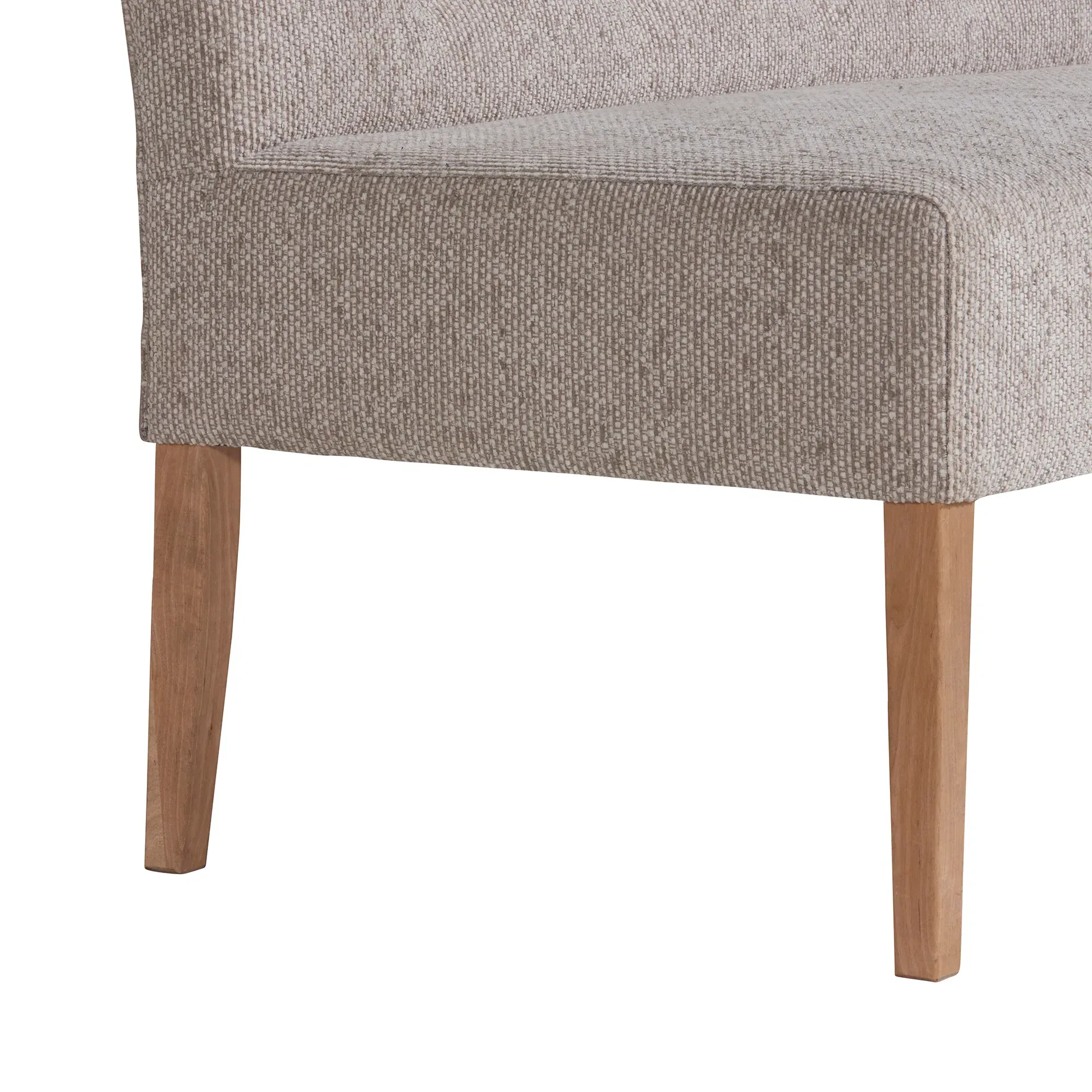 Medina Right Corner Bench - Grey, Fabric