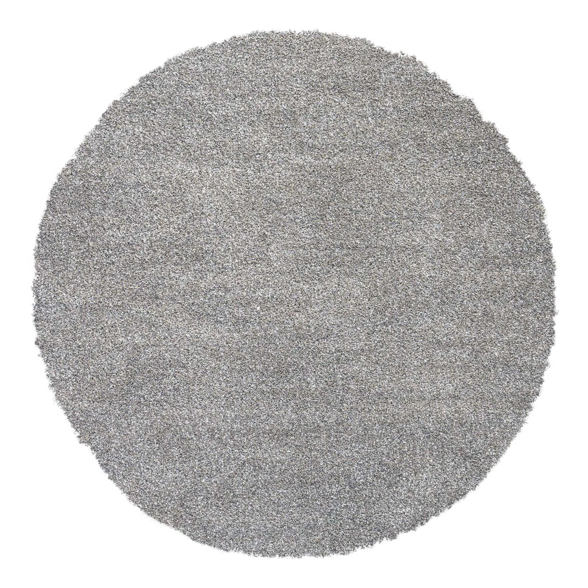 Melange Round Rug - Grey, Polypropylene image