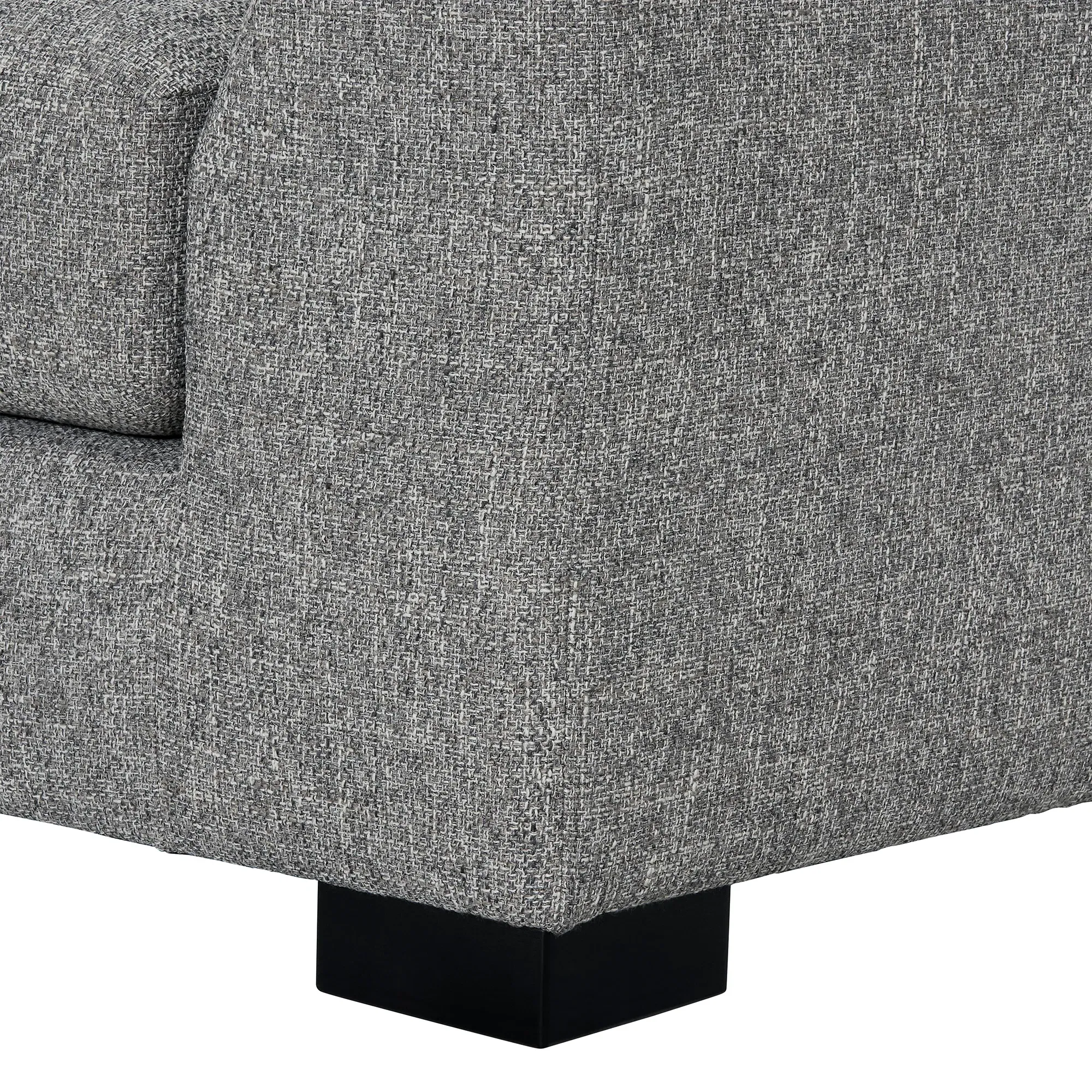 Melby Armchair - Grey, Fabric