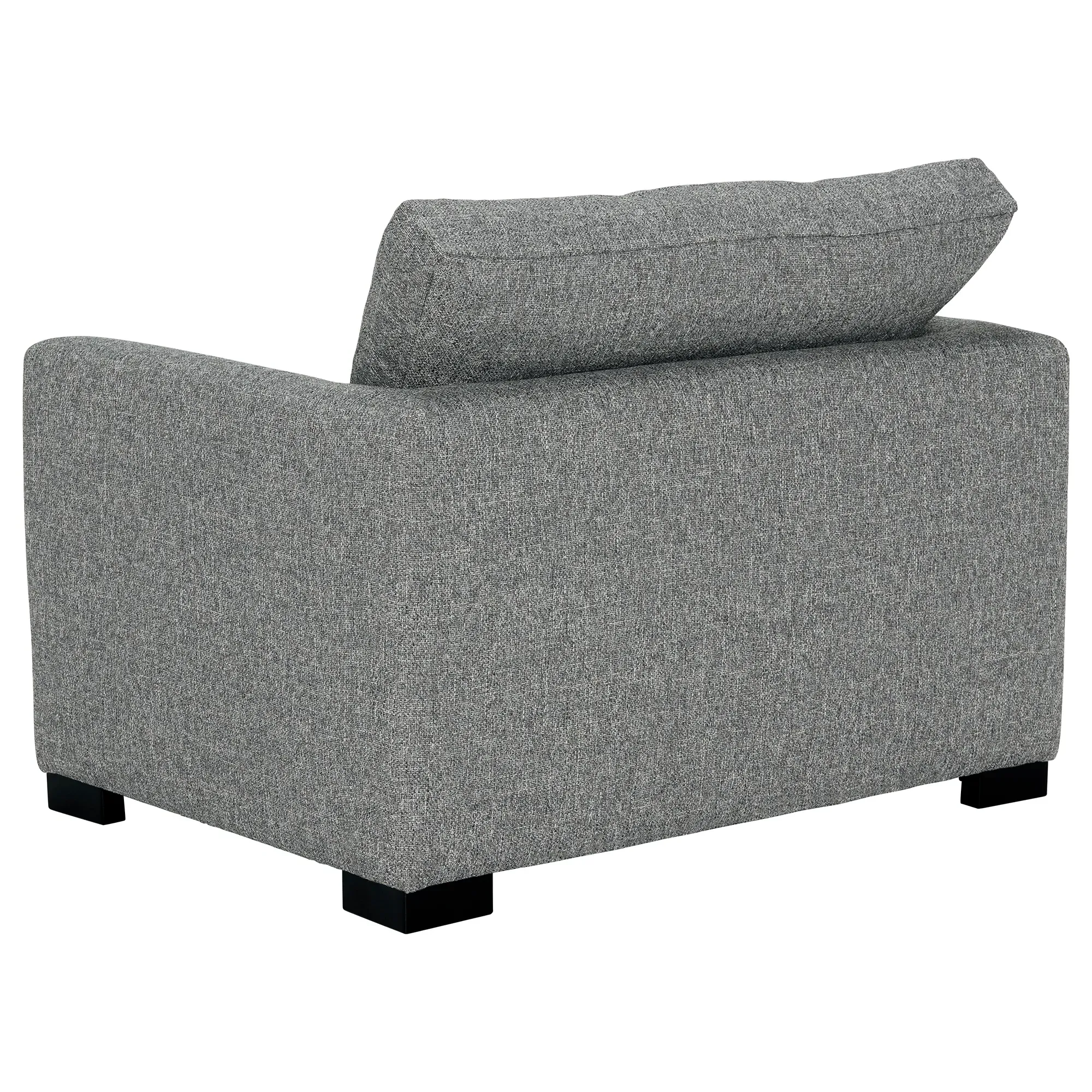 Melby Armchair - Grey, Fabric