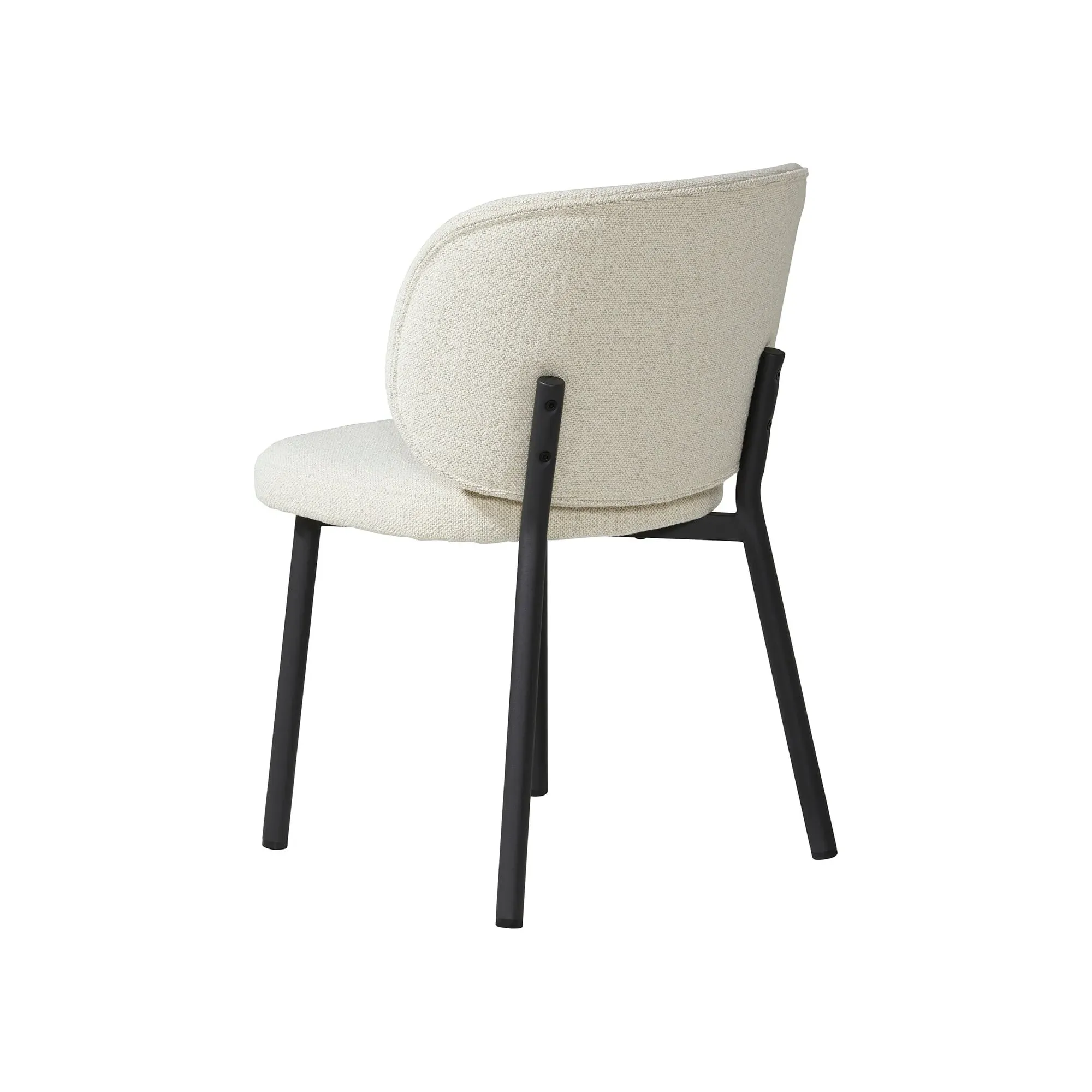 Mendal Round Extending Dining Set with 4 Chairs - White, Ceramic