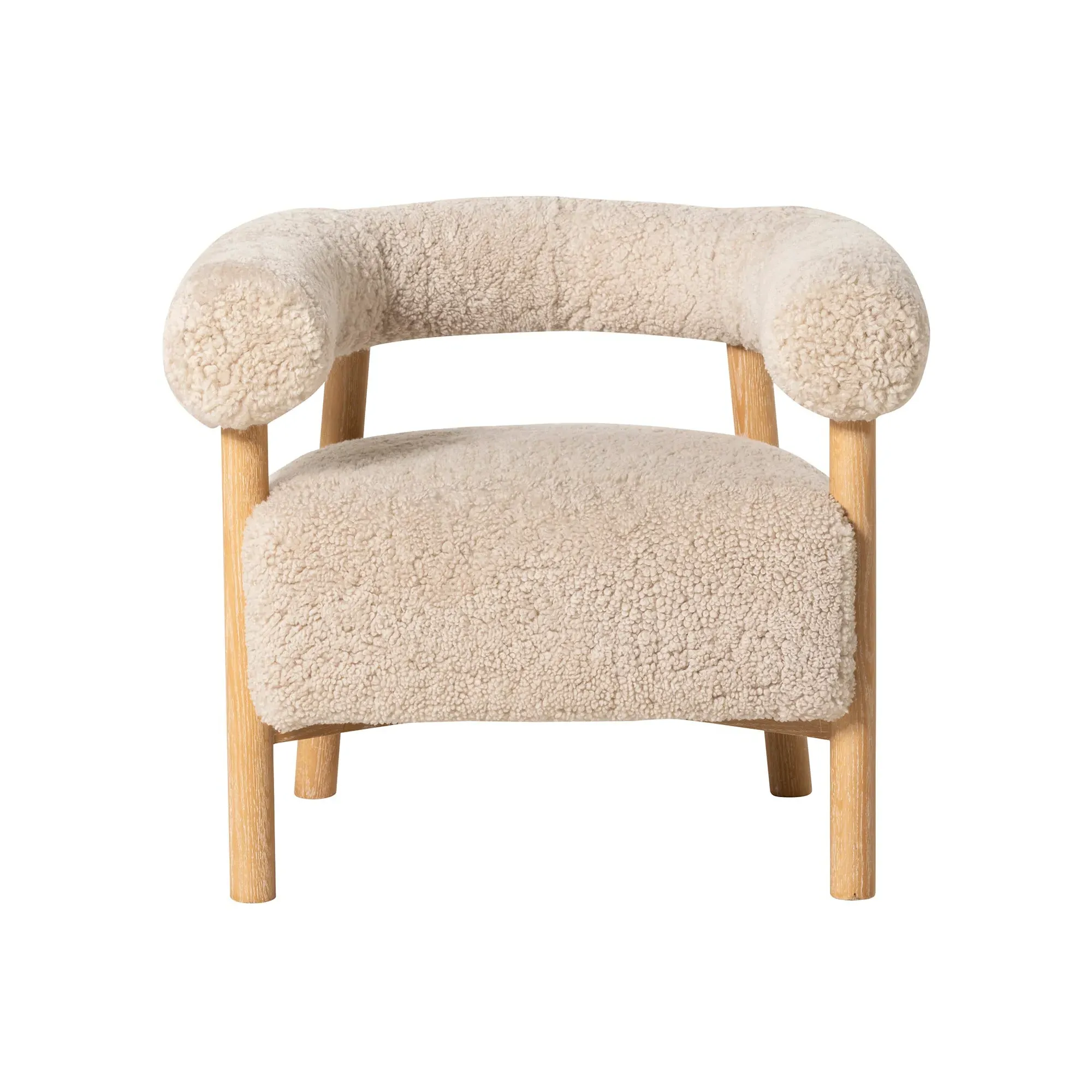 Mercer Armchair - Neutral, Fabric