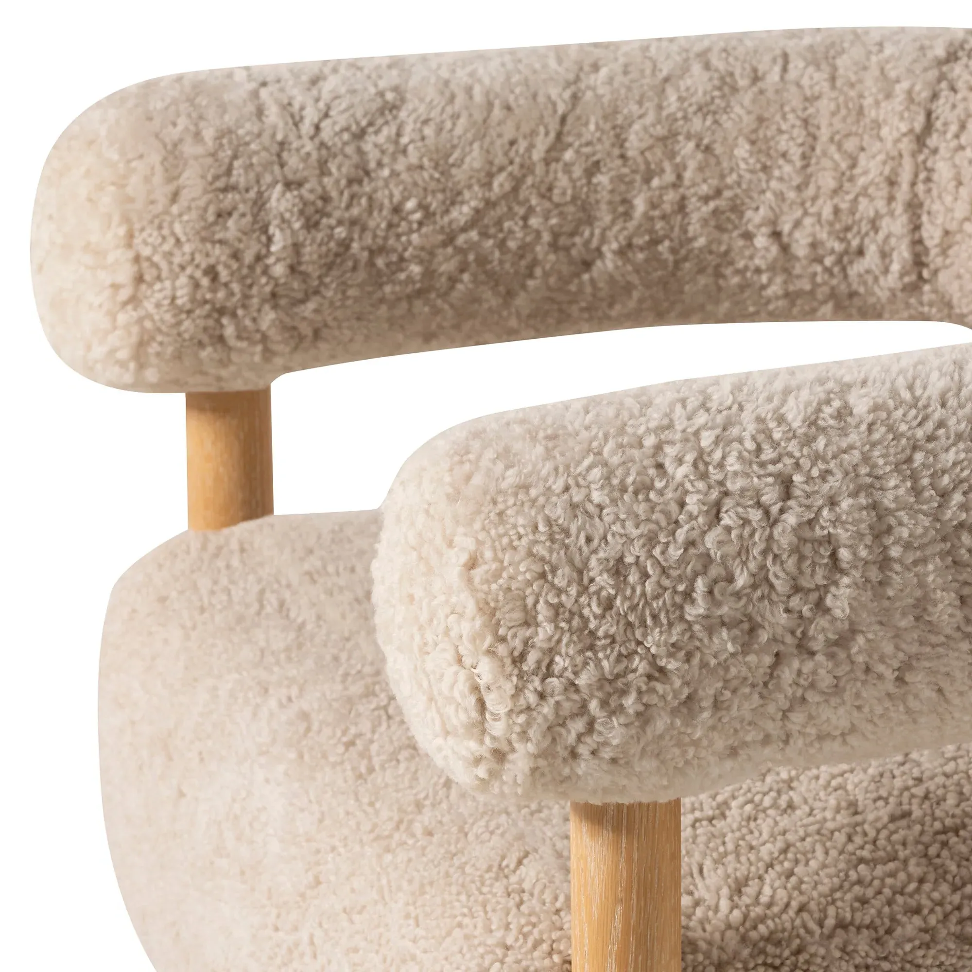 Mercer Armchair - Neutral, Fabric