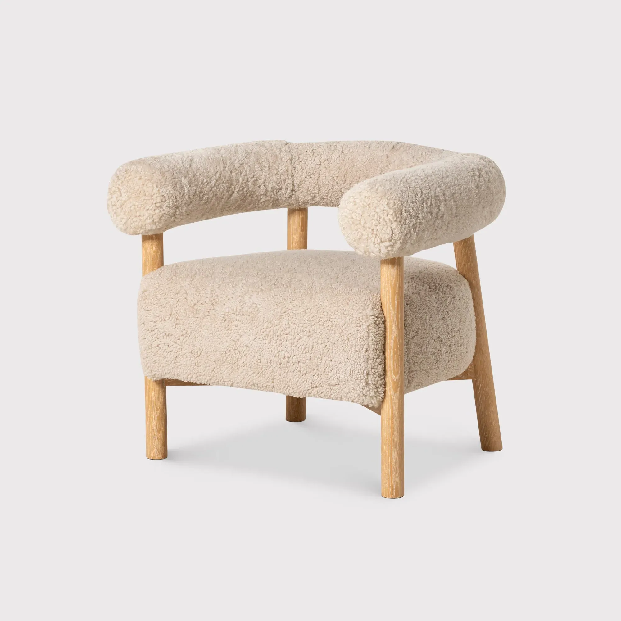 Mercer Armchair - Neutral, Fabric image