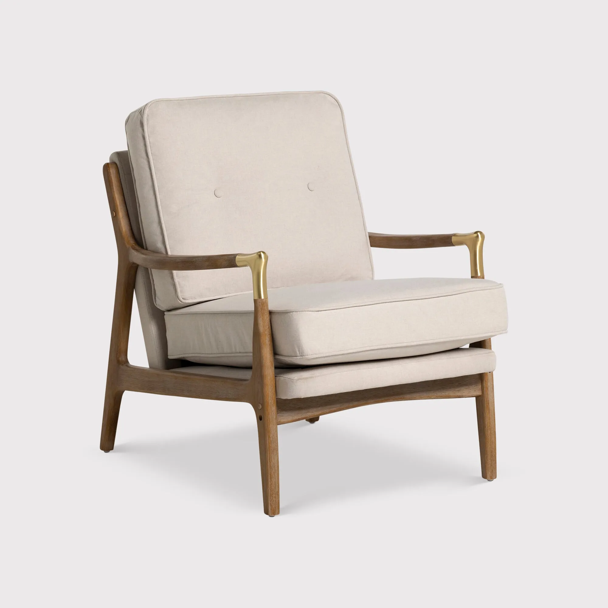 Merrin Armchair - Neutral, Cashmere Fabric image