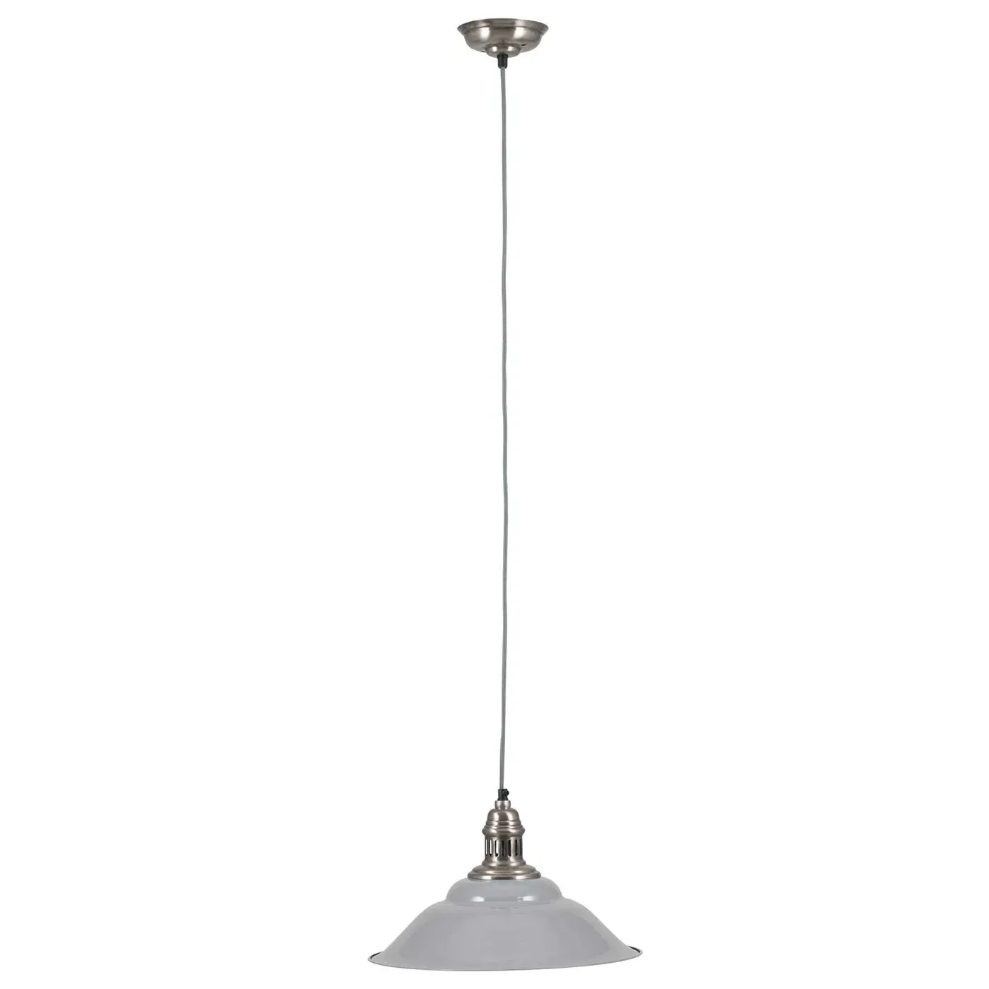 Metal Pendant Light - Grey