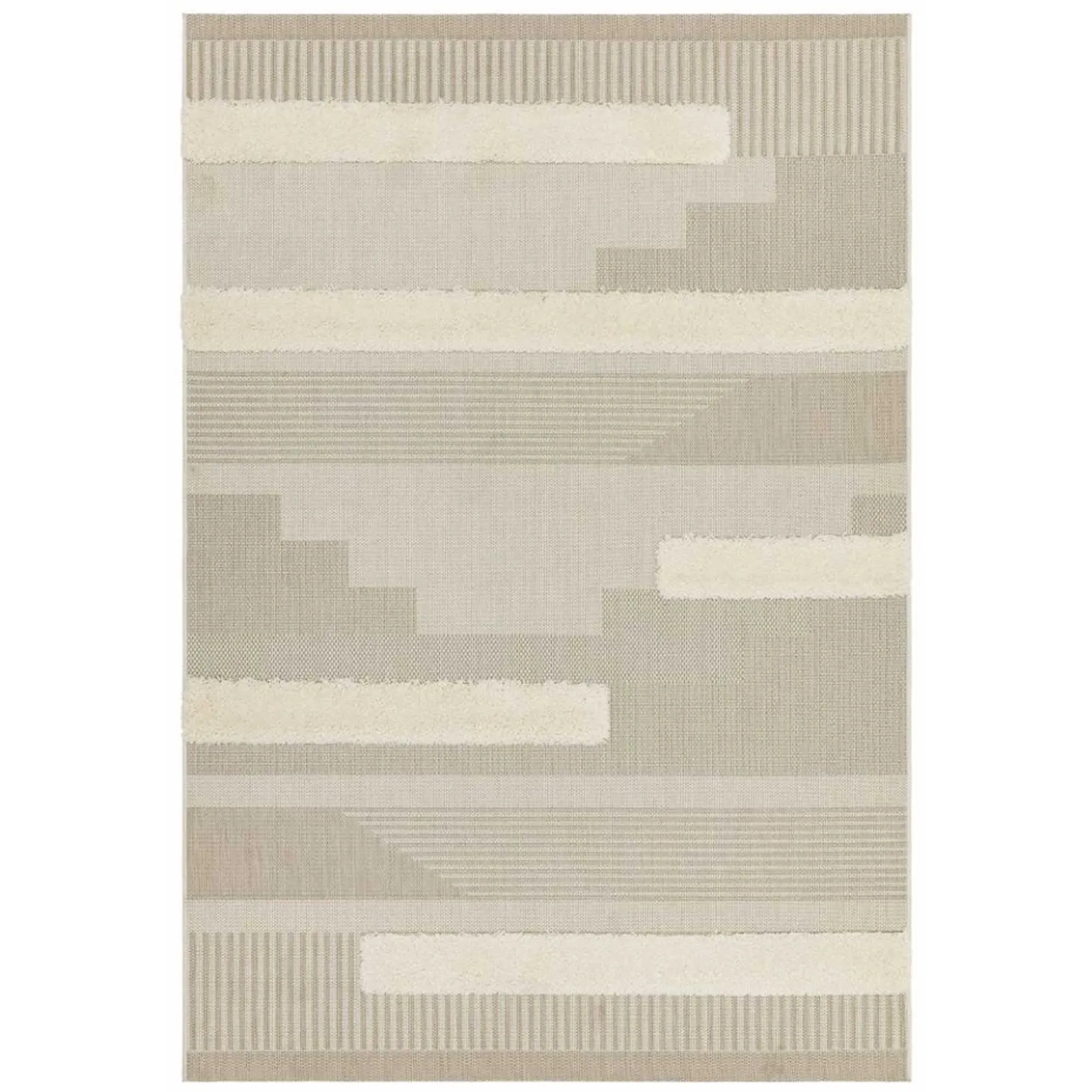 Mica Square Rug - Neutral, Polypropylene image